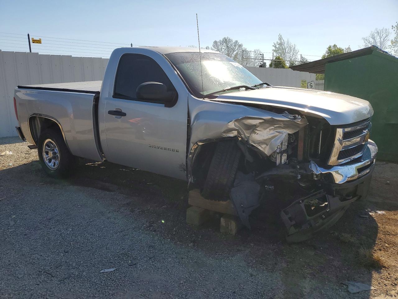 2011 Chevrolet Silverado C1500 Silver vin: 1GCNCPEAXBZ372340