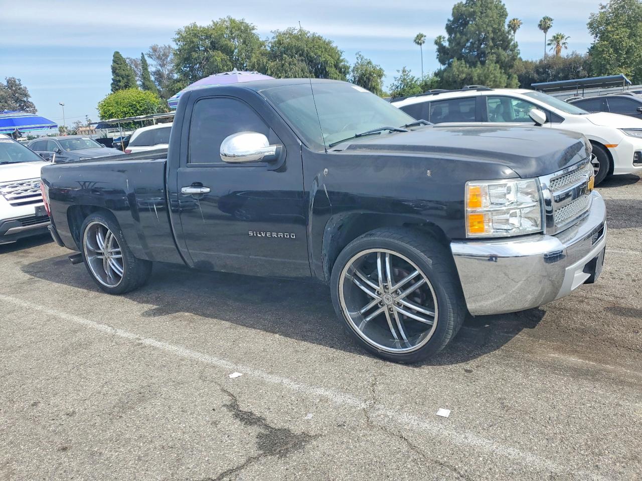2012 Chevrolet Silverado C1500 Black vin: 1GCNCPEAXCZ195449
