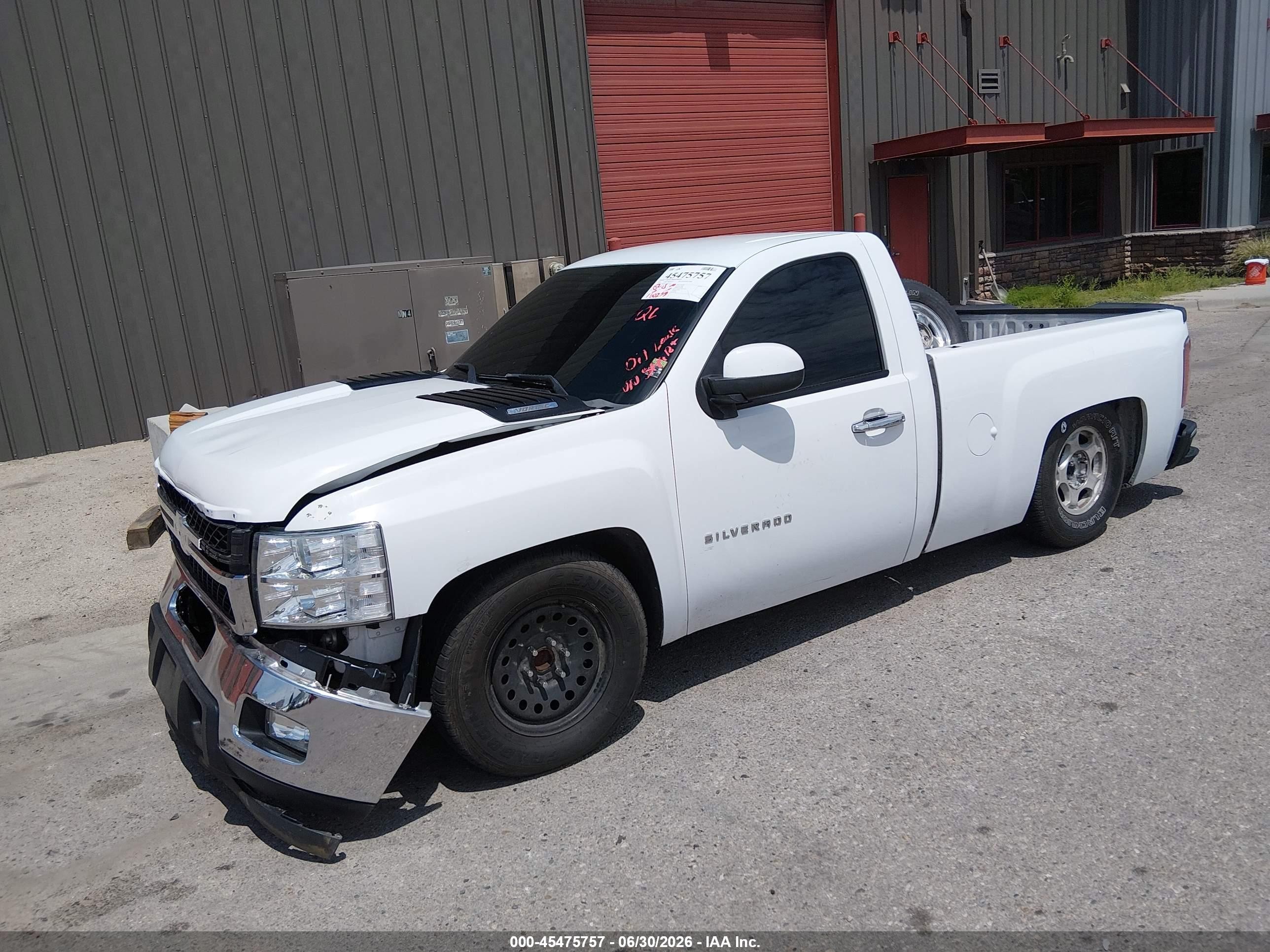 2012 Chevrolet Silverado 1500 Work Truck White vin: 1GCNCPEAXCZ255777