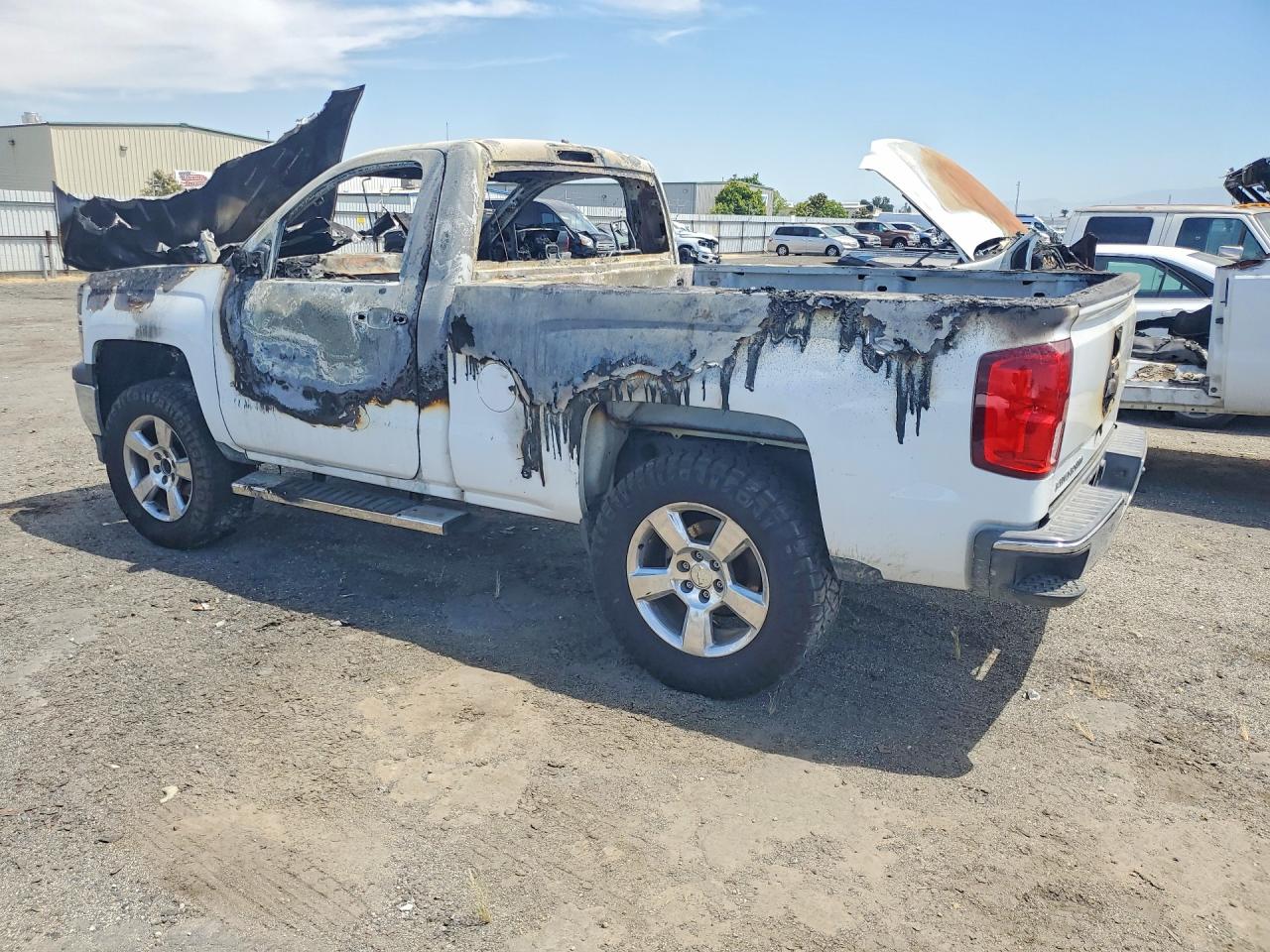 2014 Chevrolet Silverado C1500 White vin: 1GCNCPEC0EZ139427