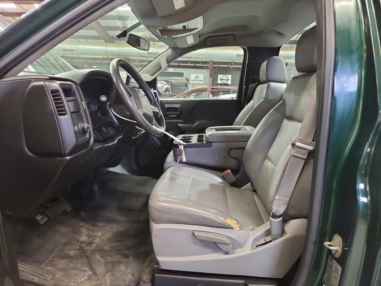 2015 Chevrolet Silverado C1500 Green vin: 1GCNCPEC2FZ347892