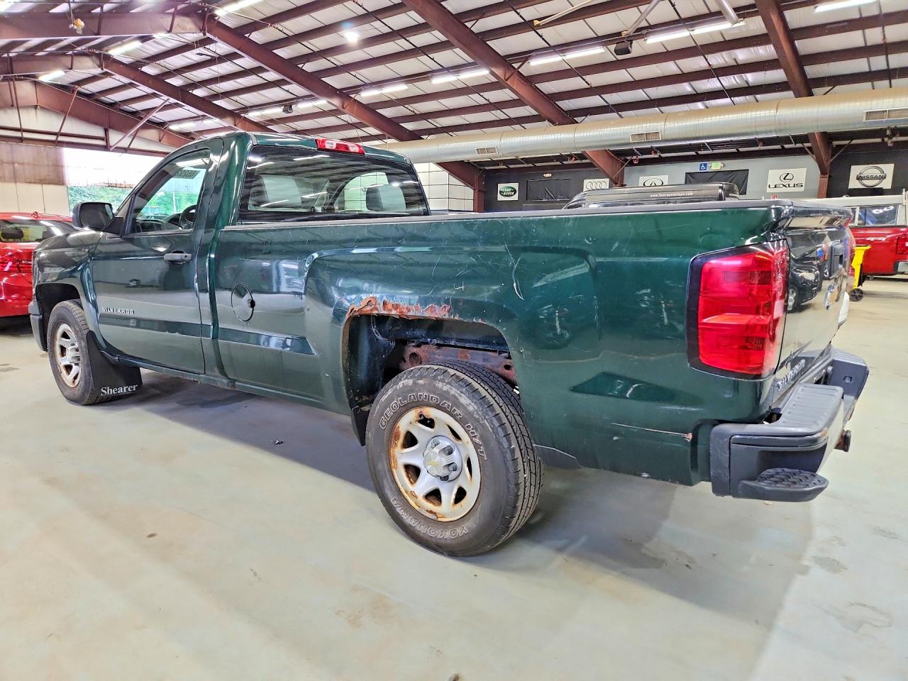 2015 Chevrolet Silverado C1500 Green vin: 1GCNCPEC2FZ347892