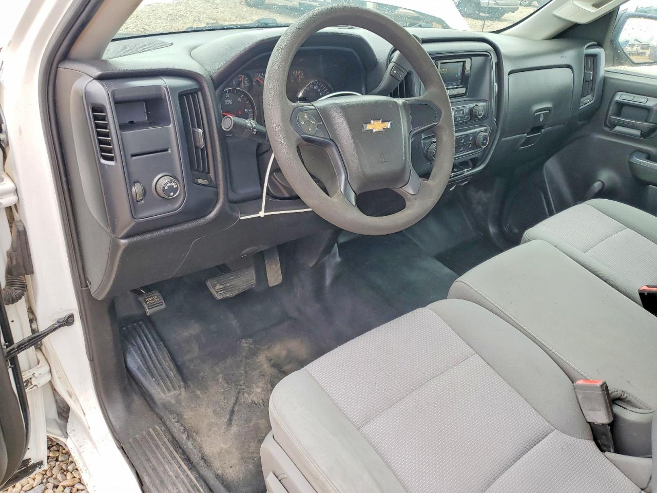 2014 Chevrolet Silverado C1500 White vin: 1GCNCPEC6EZ398309