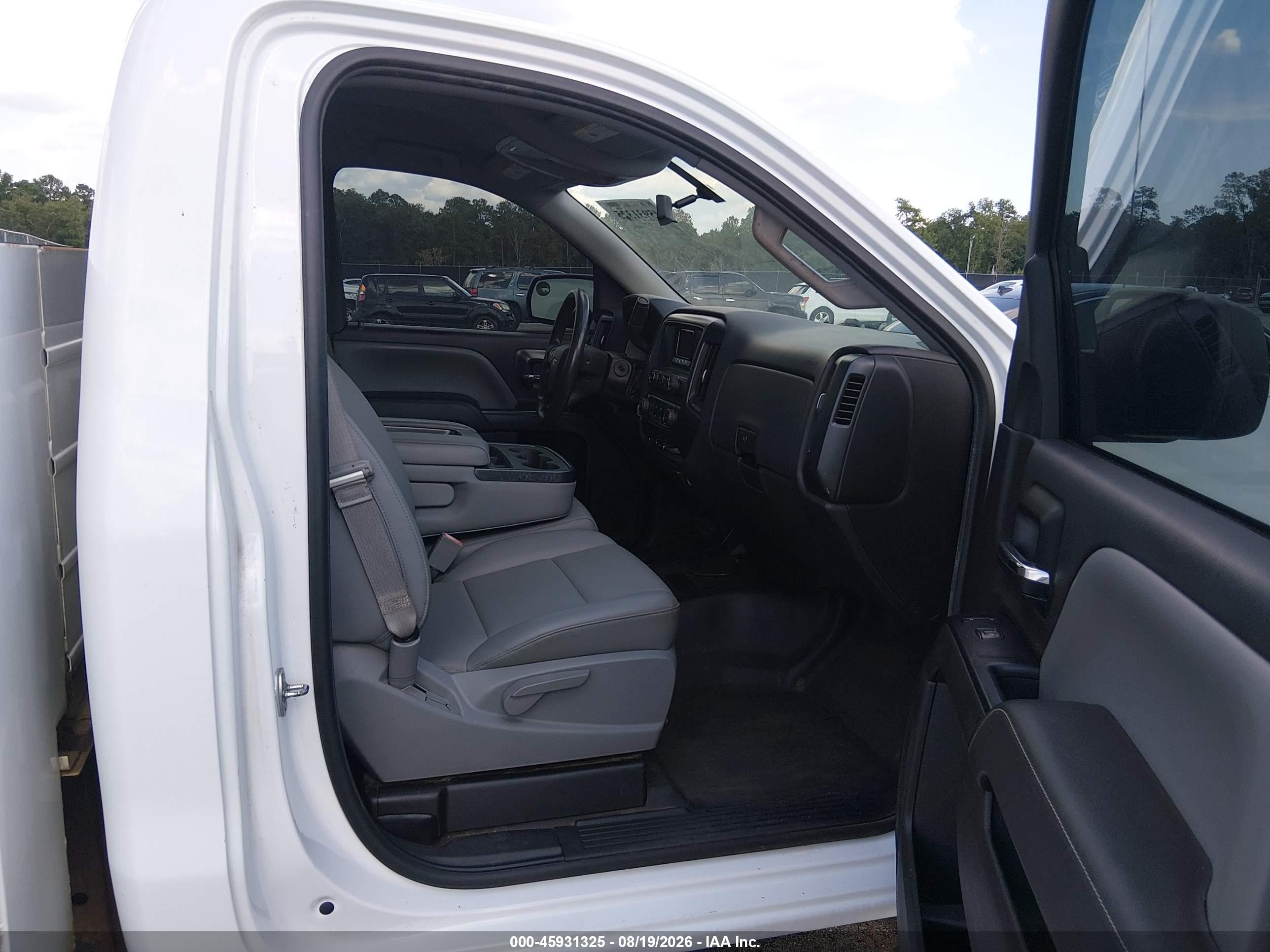 2015 Chevrolet Silverado 1500 Work Truck White vin: 1GCNCPECXFZ421723