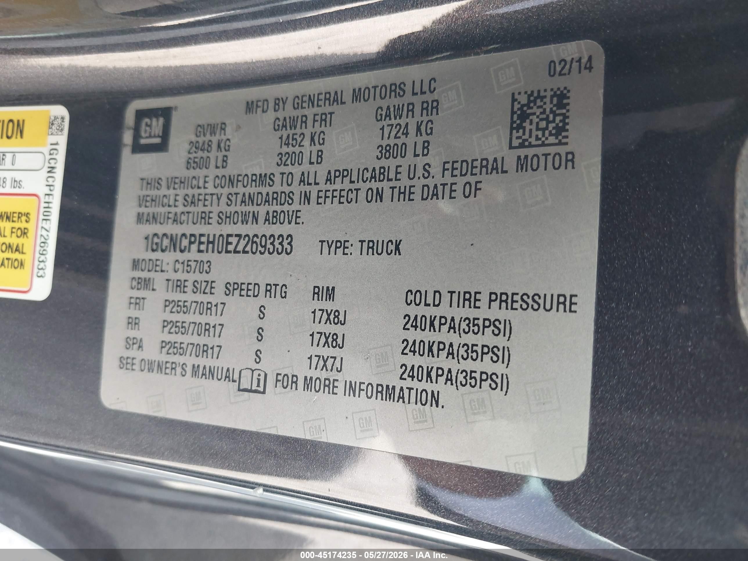 2014 Chevrolet Silverado 1500 Work Truck 2wt Черный vin: 1GCNCPEH0EZ269333