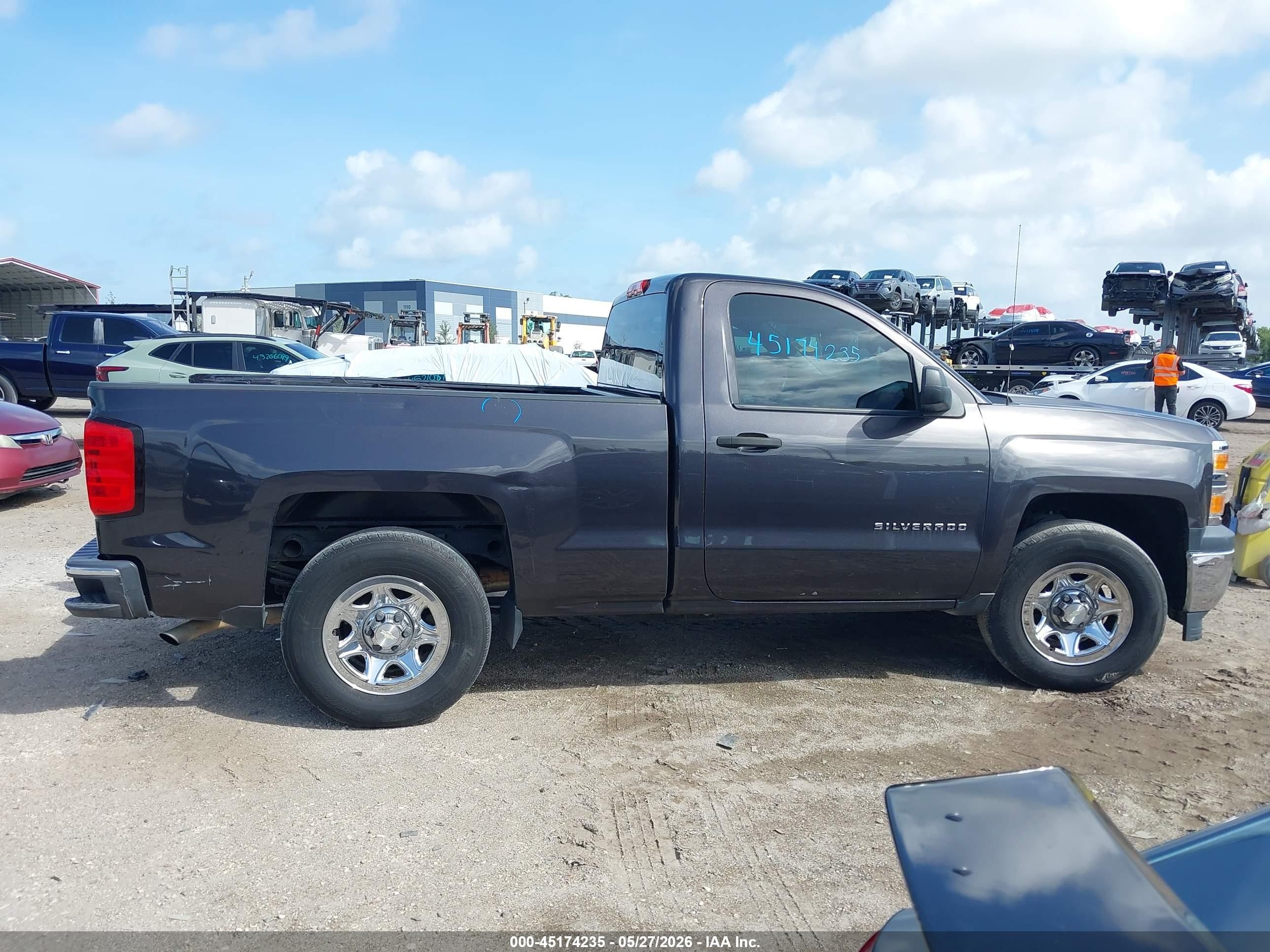 2014 Chevrolet Silverado 1500 Work Truck 2wt Черный vin: 1GCNCPEH0EZ269333