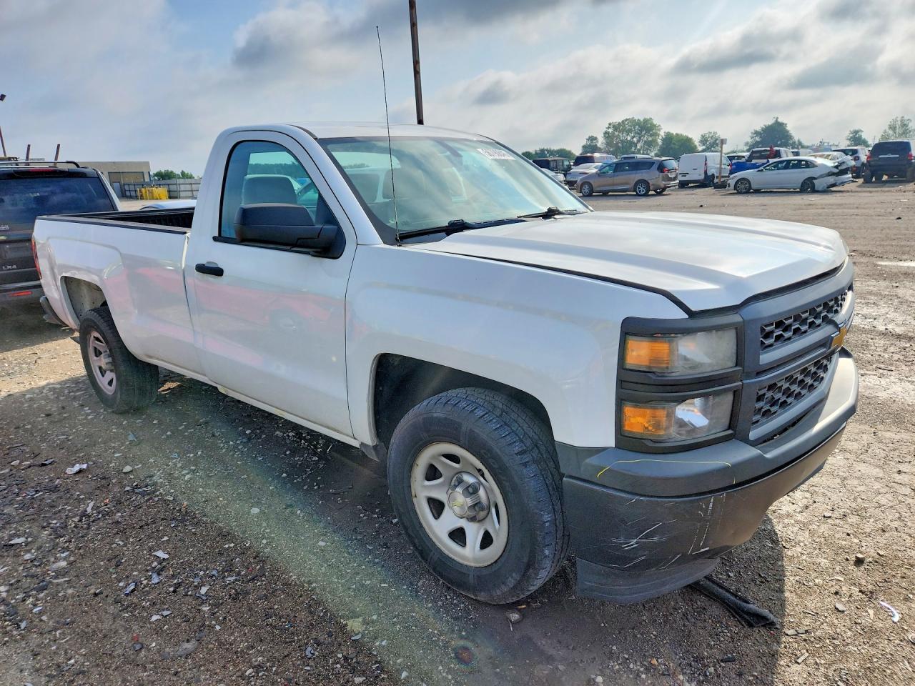 2014 Chevrolet Silverado C1500 White vin: 1GCNCPEH0EZ302153