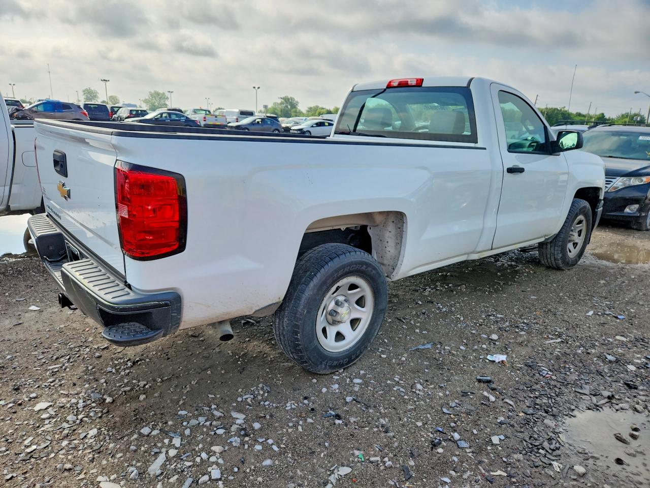 2014 Chevrolet Silverado C1500 White vin: 1GCNCPEH0EZ302153