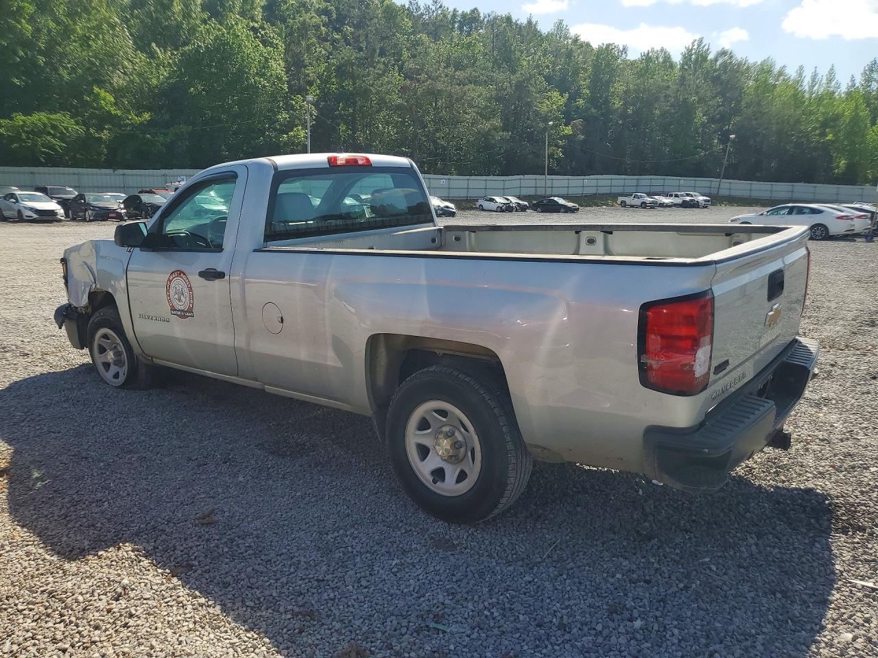 2014 Chevrolet Silverado C1500 Silver vin: 1GCNCPEH0EZ310446