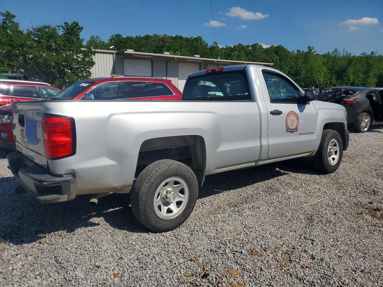 2014 Chevrolet Silverado C1500 Silver vin: 1GCNCPEH0EZ310446