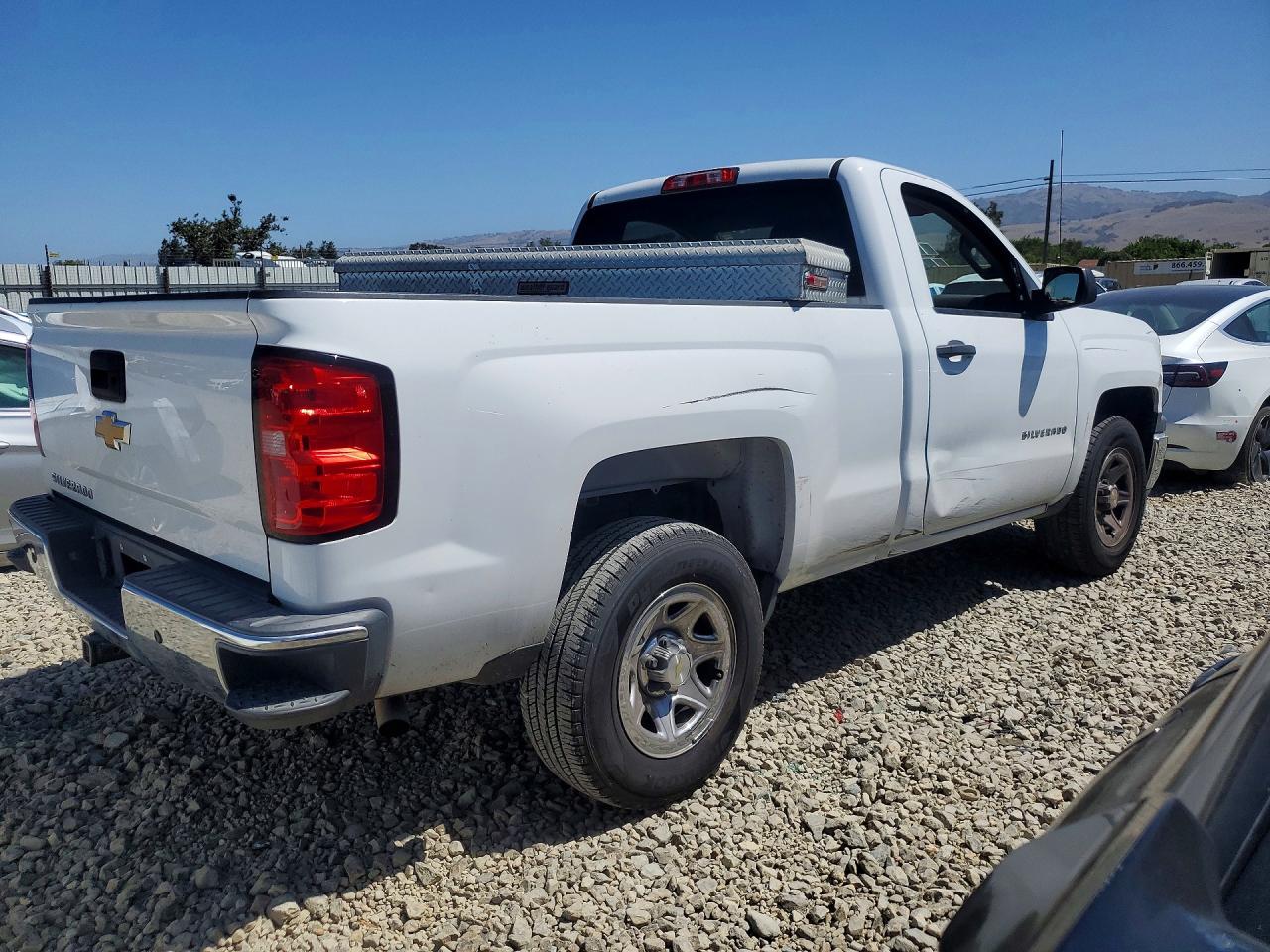 2015 Chevrolet Silverado C1500 Белый vin: 1GCNCPEH0FZ382961