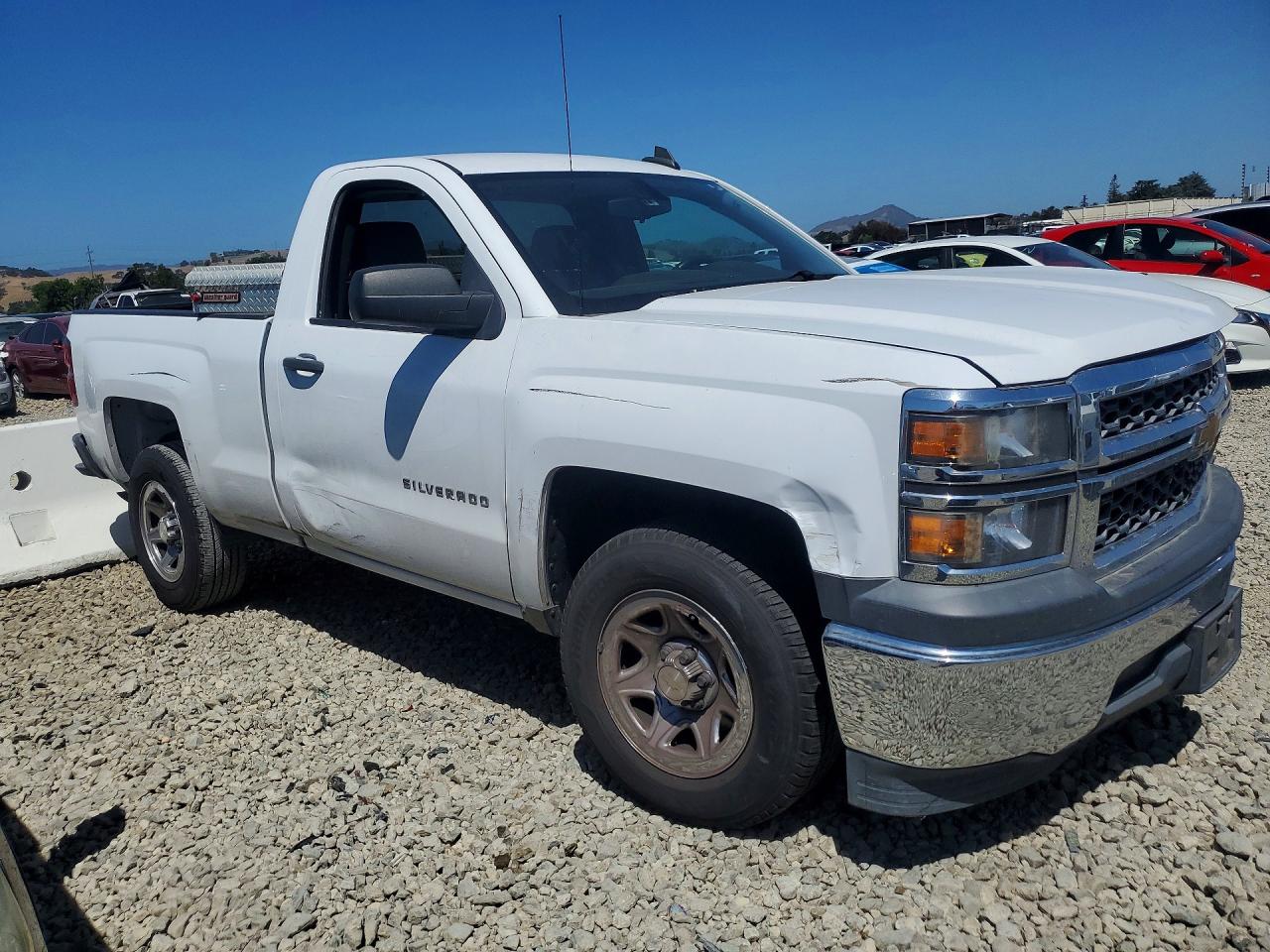 2015 Chevrolet Silverado C1500 Белый vin: 1GCNCPEH0FZ382961