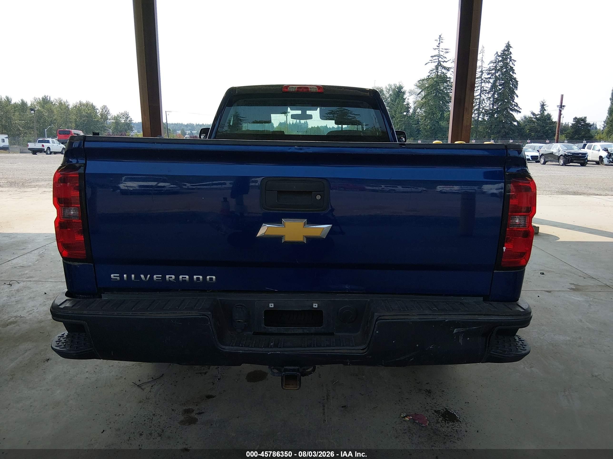 2014 Chevrolet Silverado 1500 Work Truck Blue vin: 1GCNCPEH1EZ229732