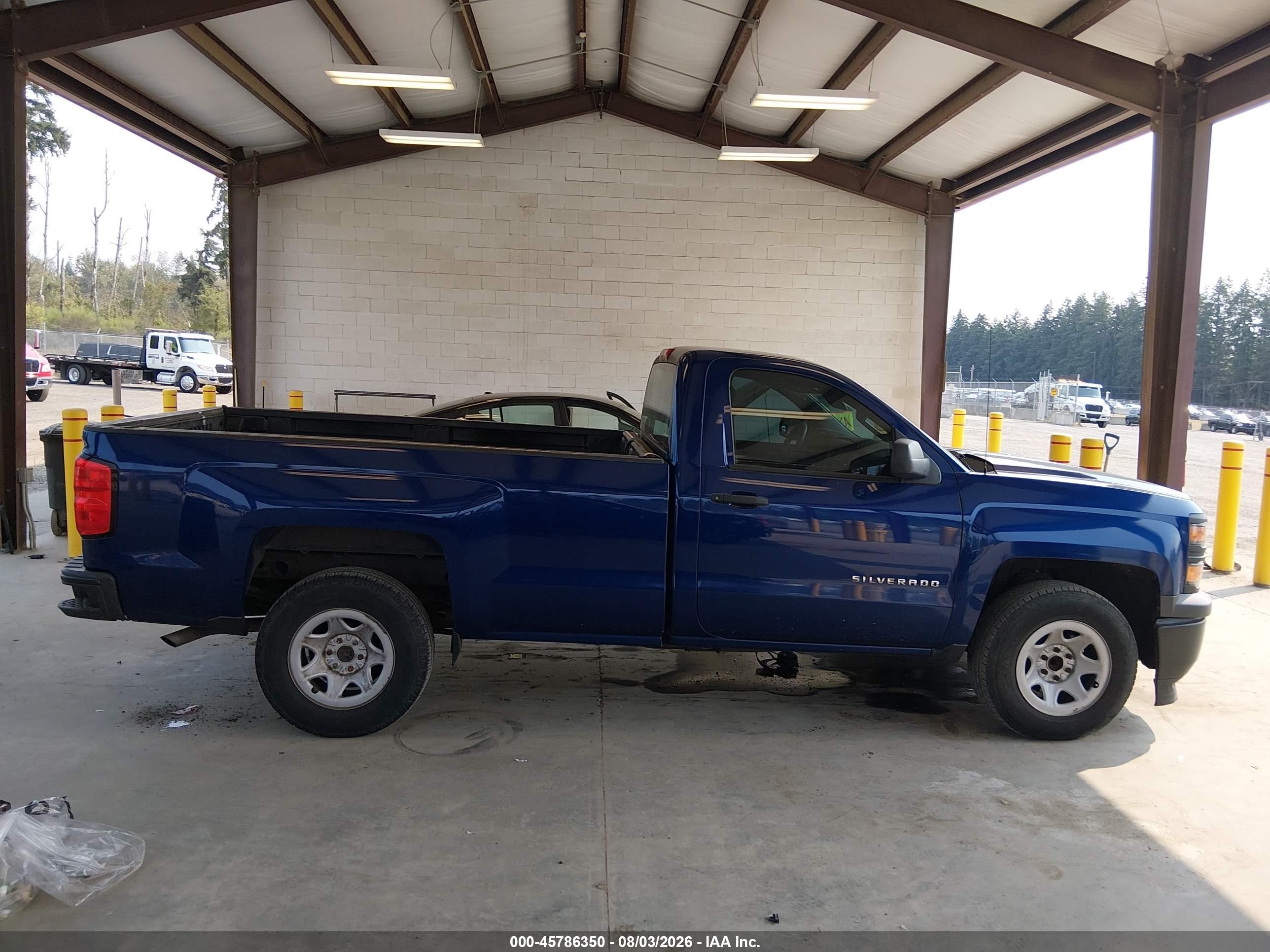 2014 Chevrolet Silverado 1500 Work Truck Blue vin: 1GCNCPEH1EZ229732