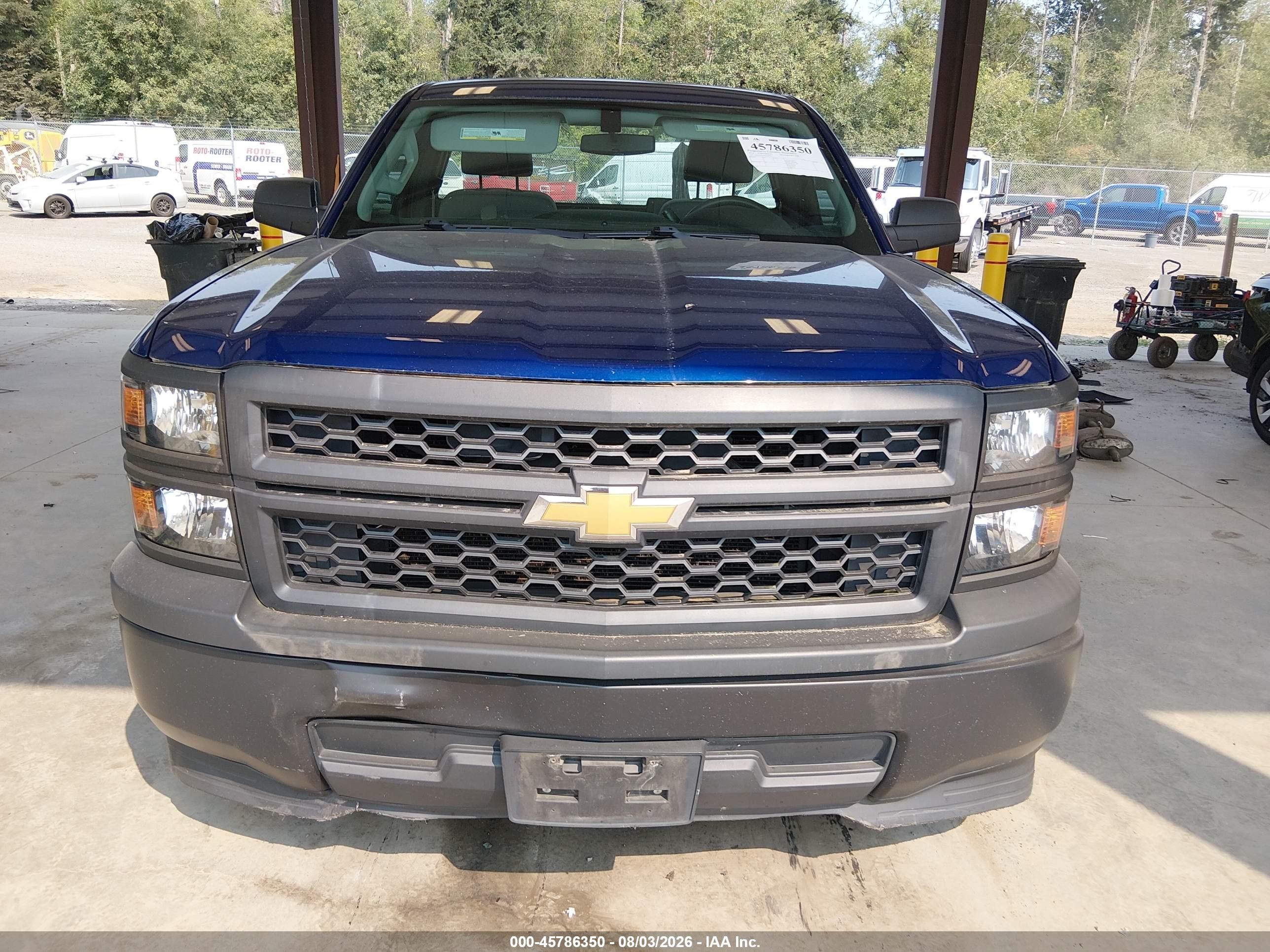 2014 Chevrolet Silverado 1500 Work Truck Blue vin: 1GCNCPEH1EZ229732