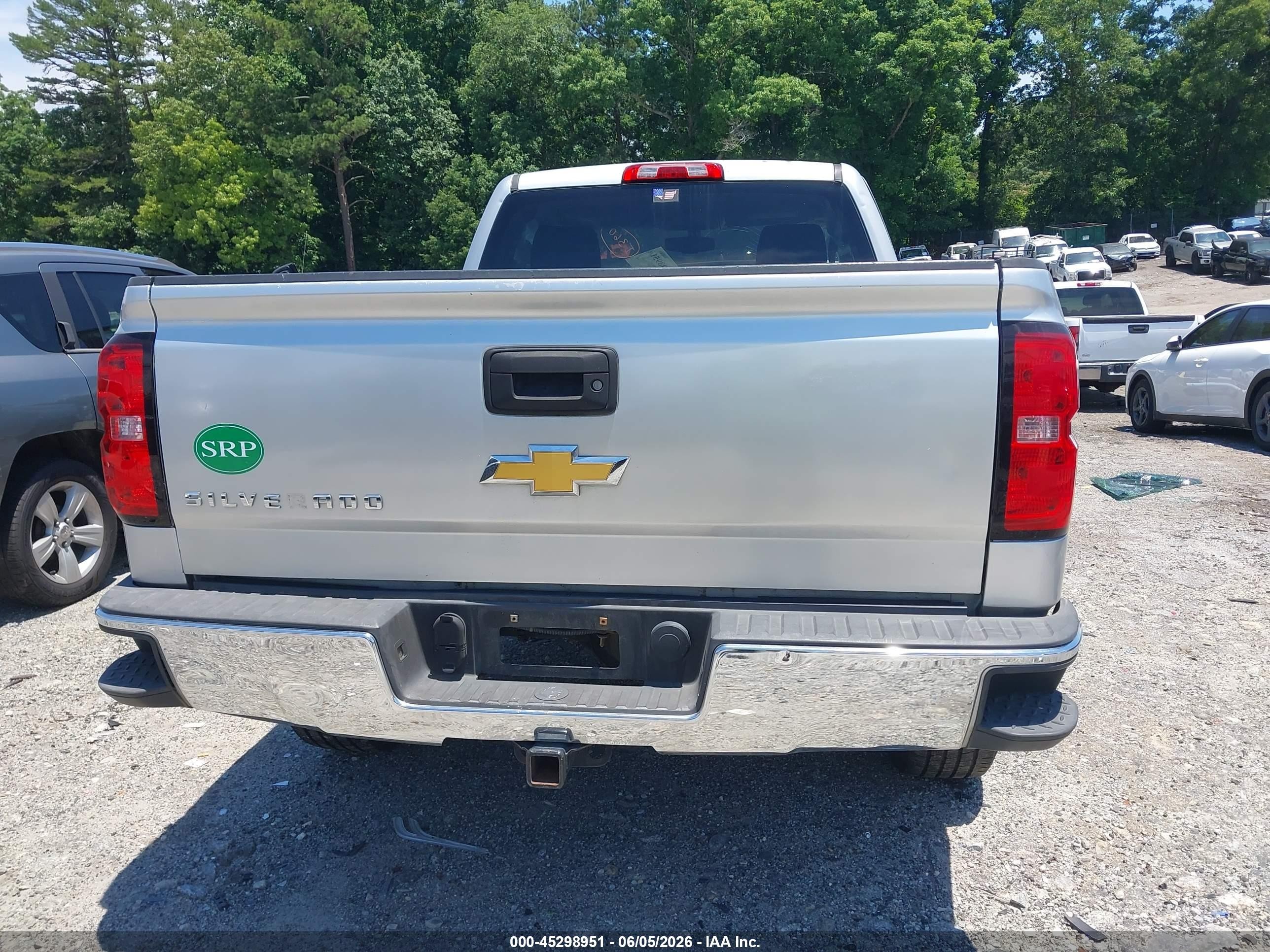 2014 Chevrolet Silverado 1500 Work Truck 2wt Gray vin: 1GCNCPEH1EZ238608