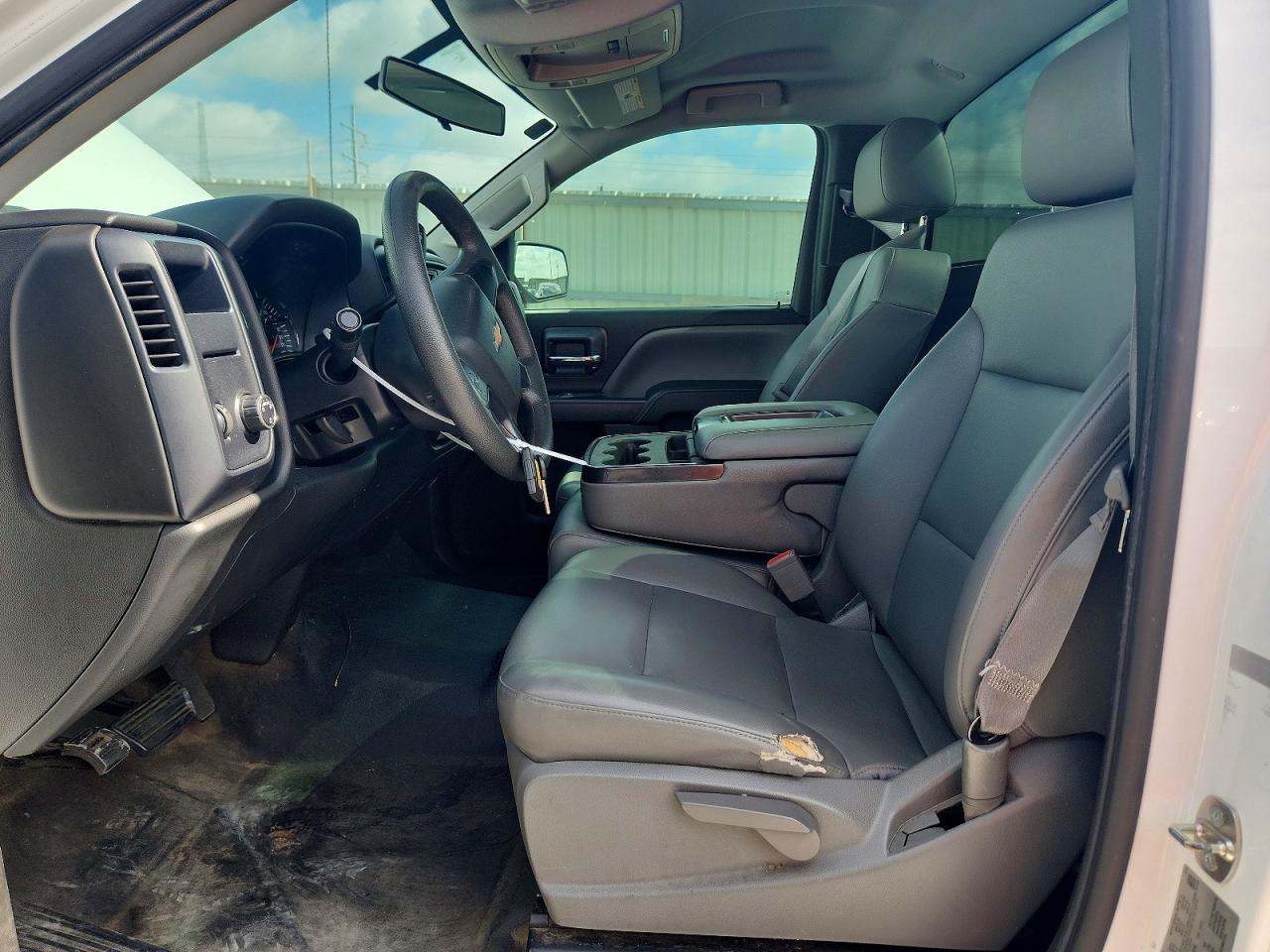 2015 Chevrolet Silverado C1500 White vin: 1GCNCPEH1FZ211846