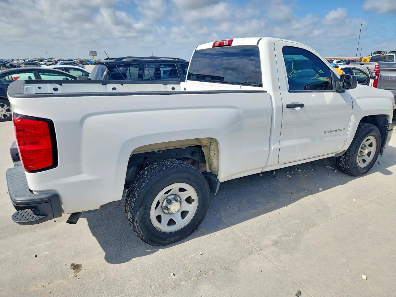 2015 Chevrolet Silverado C1500 White vin: 1GCNCPEH1FZ211846