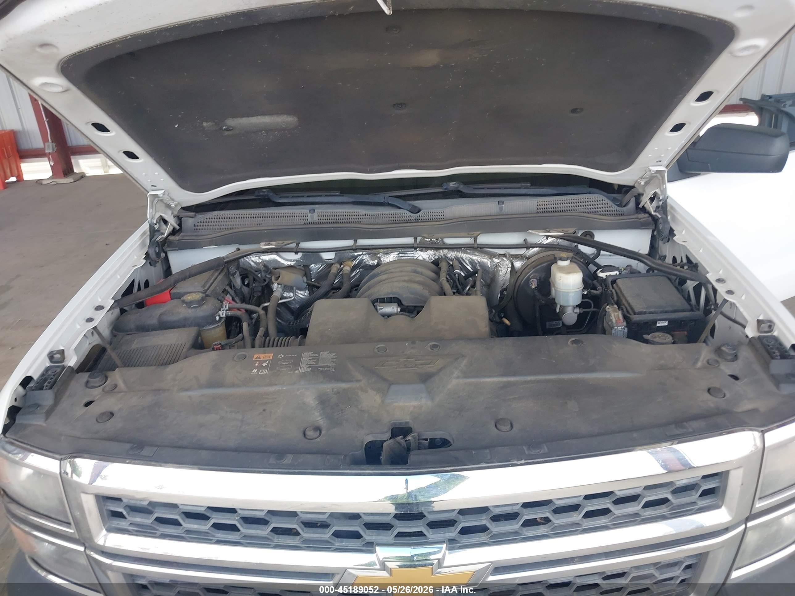2015 Chevrolet Silverado 1500 Ls White vin: 1GCNCPEH1FZ319674