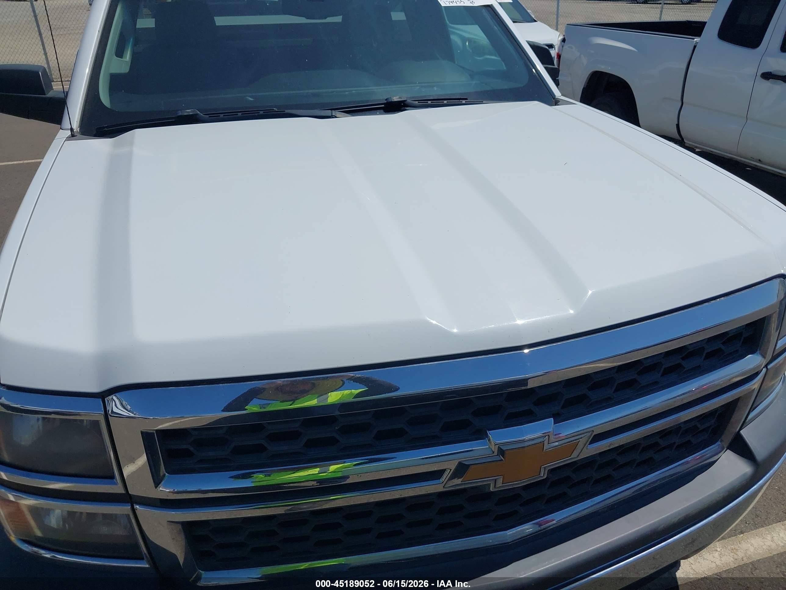 2015 Chevrolet Silverado 1500 Ls White vin: 1GCNCPEH1FZ319674