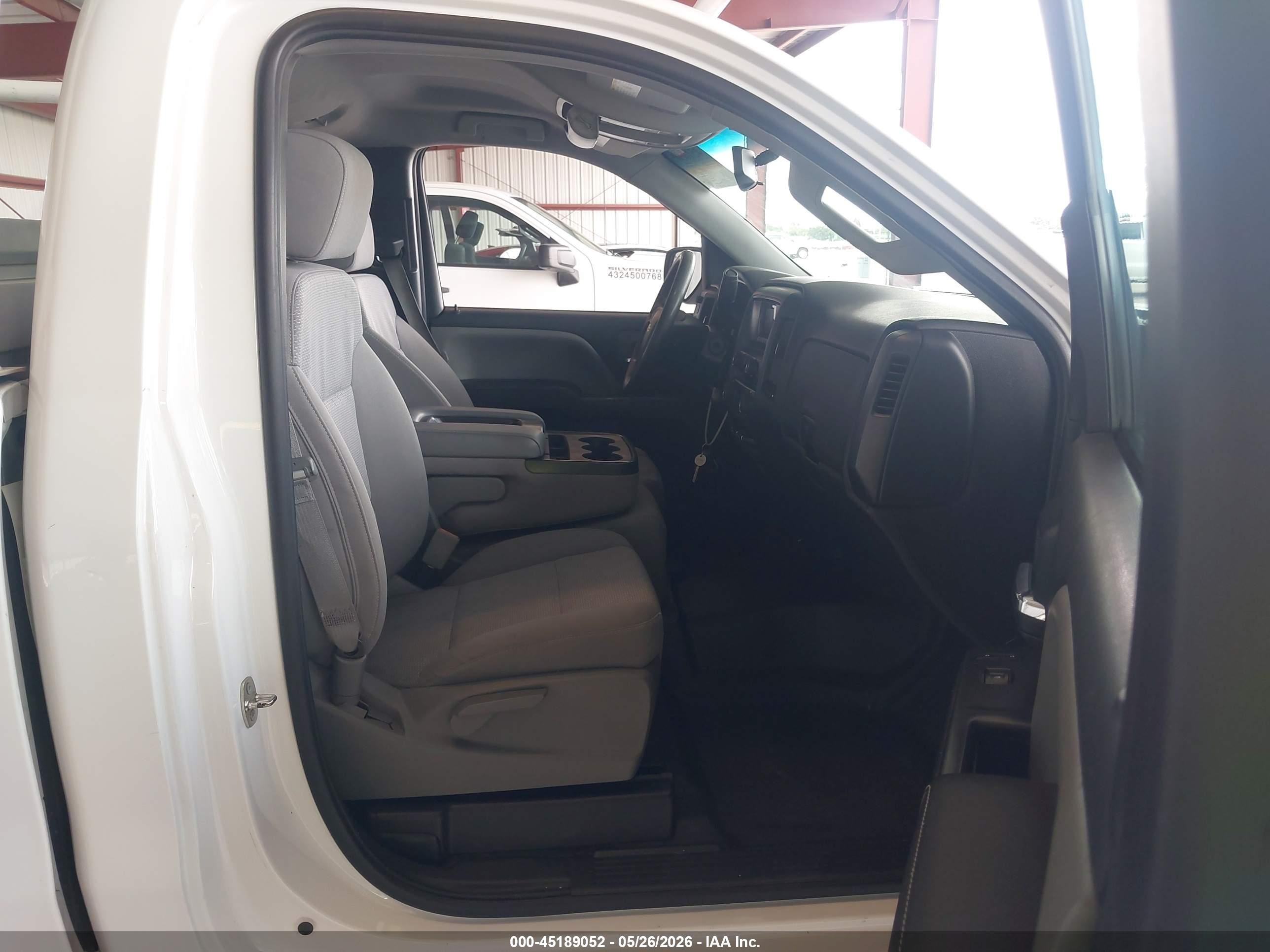 2015 Chevrolet Silverado 1500 Ls White vin: 1GCNCPEH1FZ319674