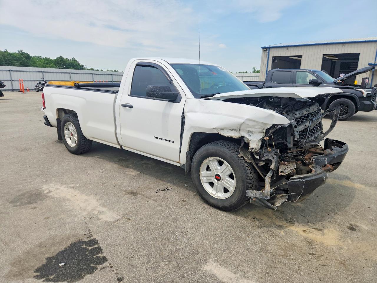 2015 Chevrolet Silverado C1500 Белый vin: 1GCNCPEH1FZ411688