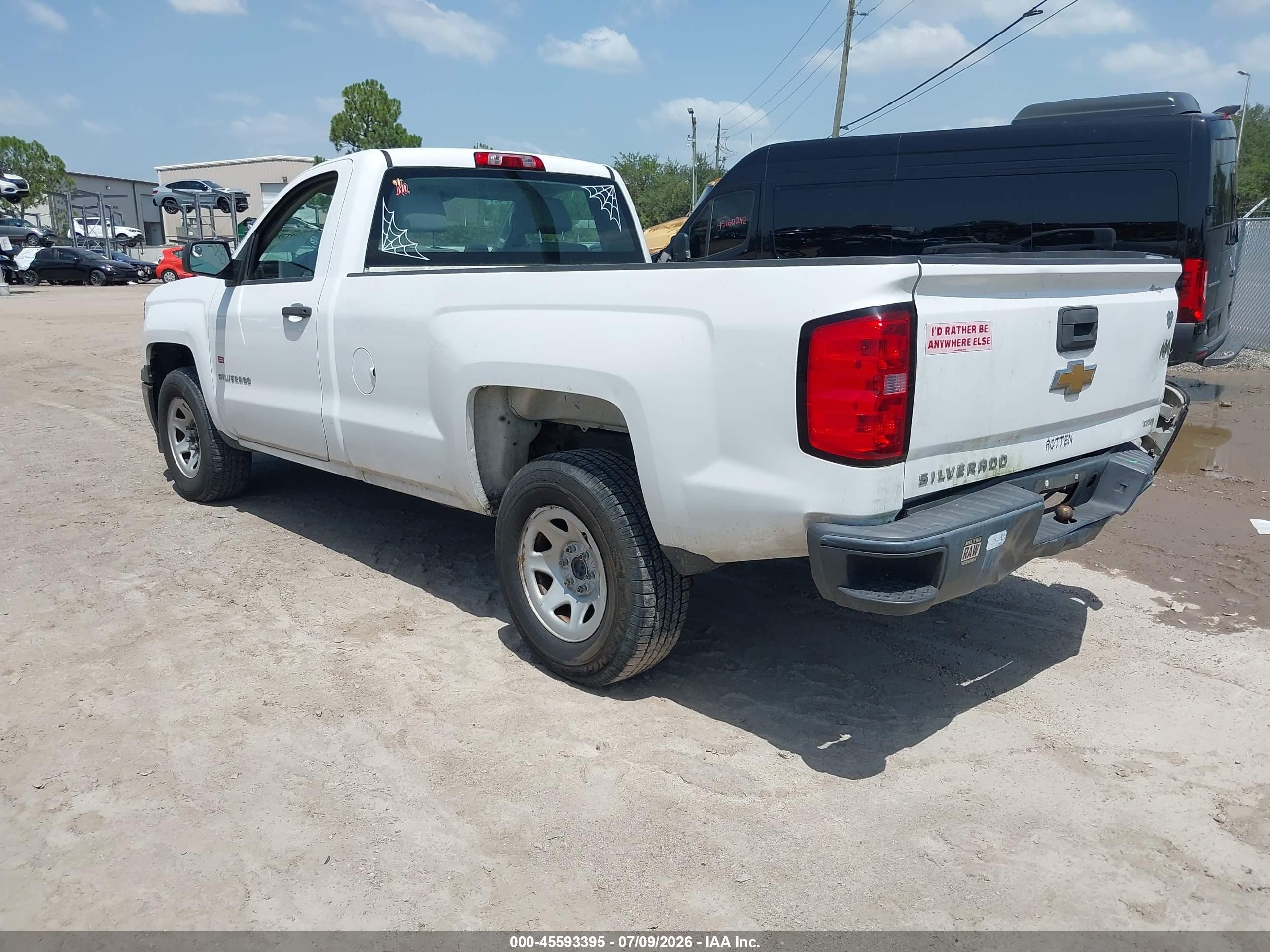 2014 Chevrolet Silverado 1500 Work Truck Белый vin: 1GCNCPEH2EZ339057