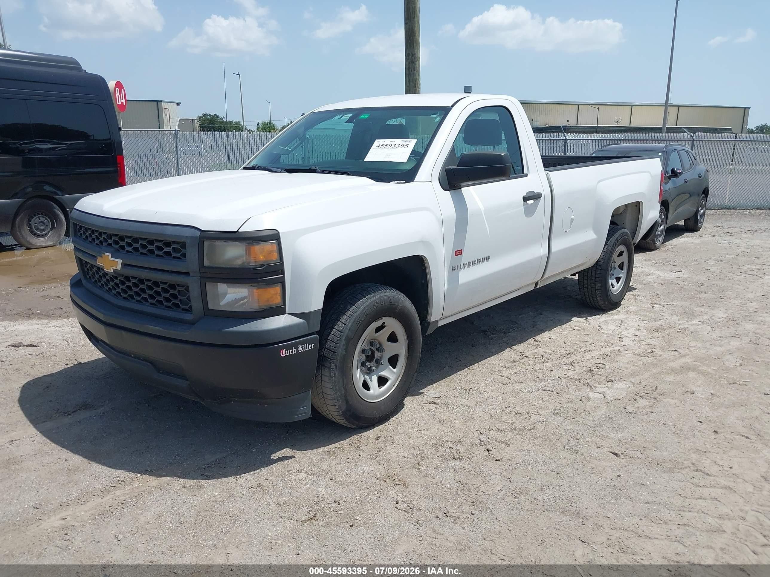 2014 Chevrolet Silverado 1500 Work Truck Белый vin: 1GCNCPEH2EZ339057
