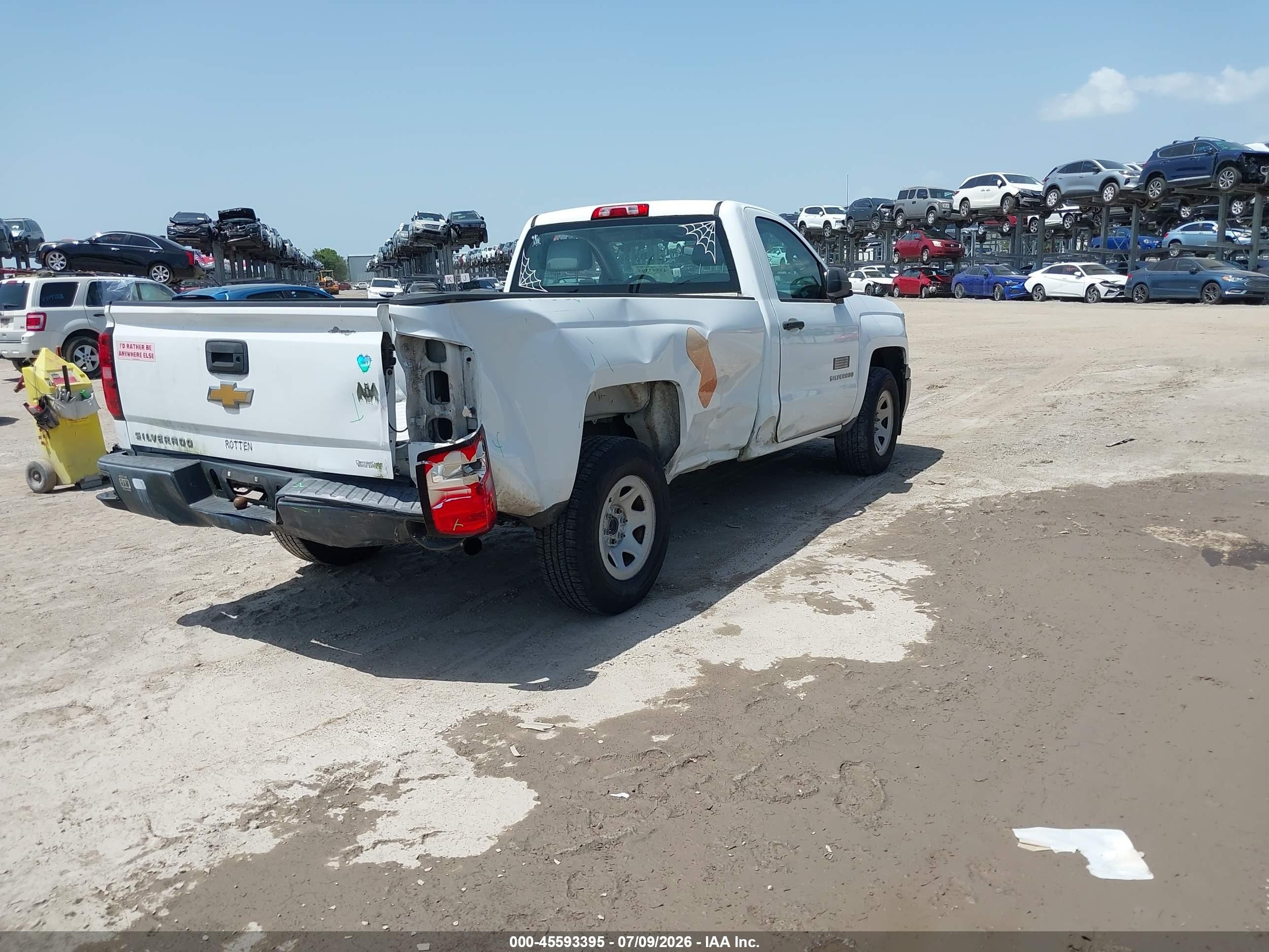 2014 Chevrolet Silverado 1500 Work Truck Белый vin: 1GCNCPEH2EZ339057