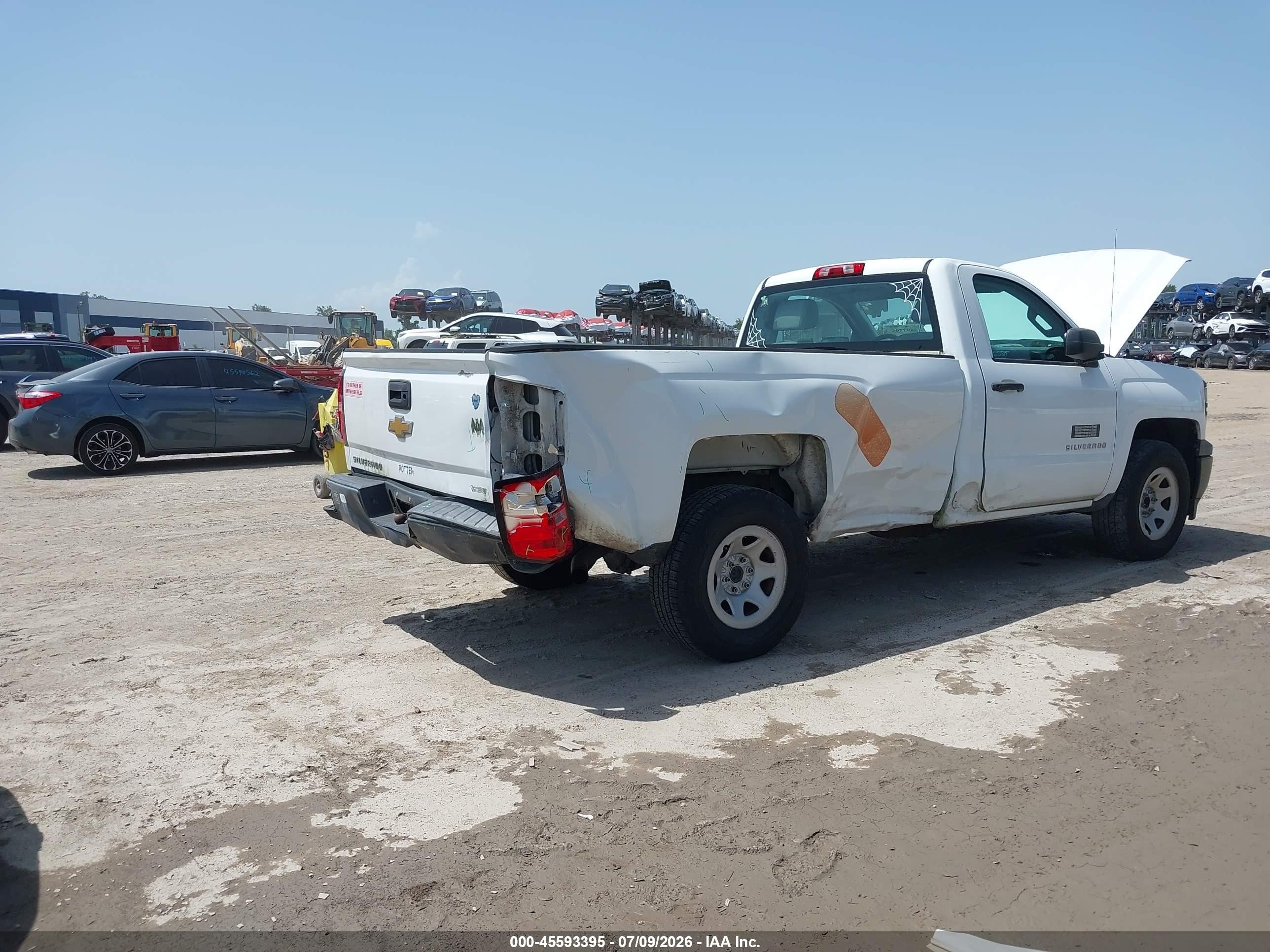 2014 Chevrolet Silverado 1500 Work Truck Белый vin: 1GCNCPEH2EZ339057