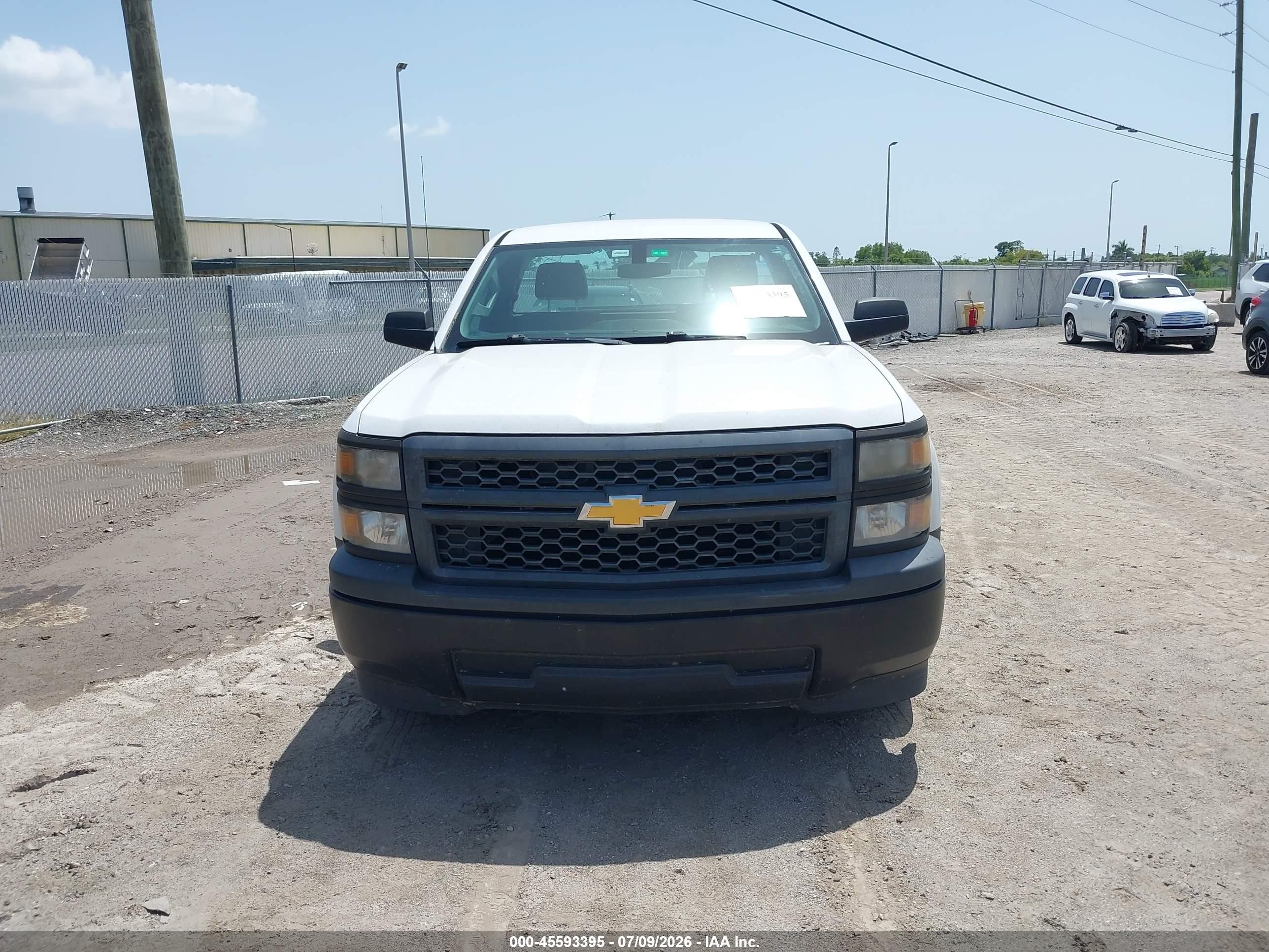 2014 Chevrolet Silverado 1500 Work Truck Белый vin: 1GCNCPEH2EZ339057