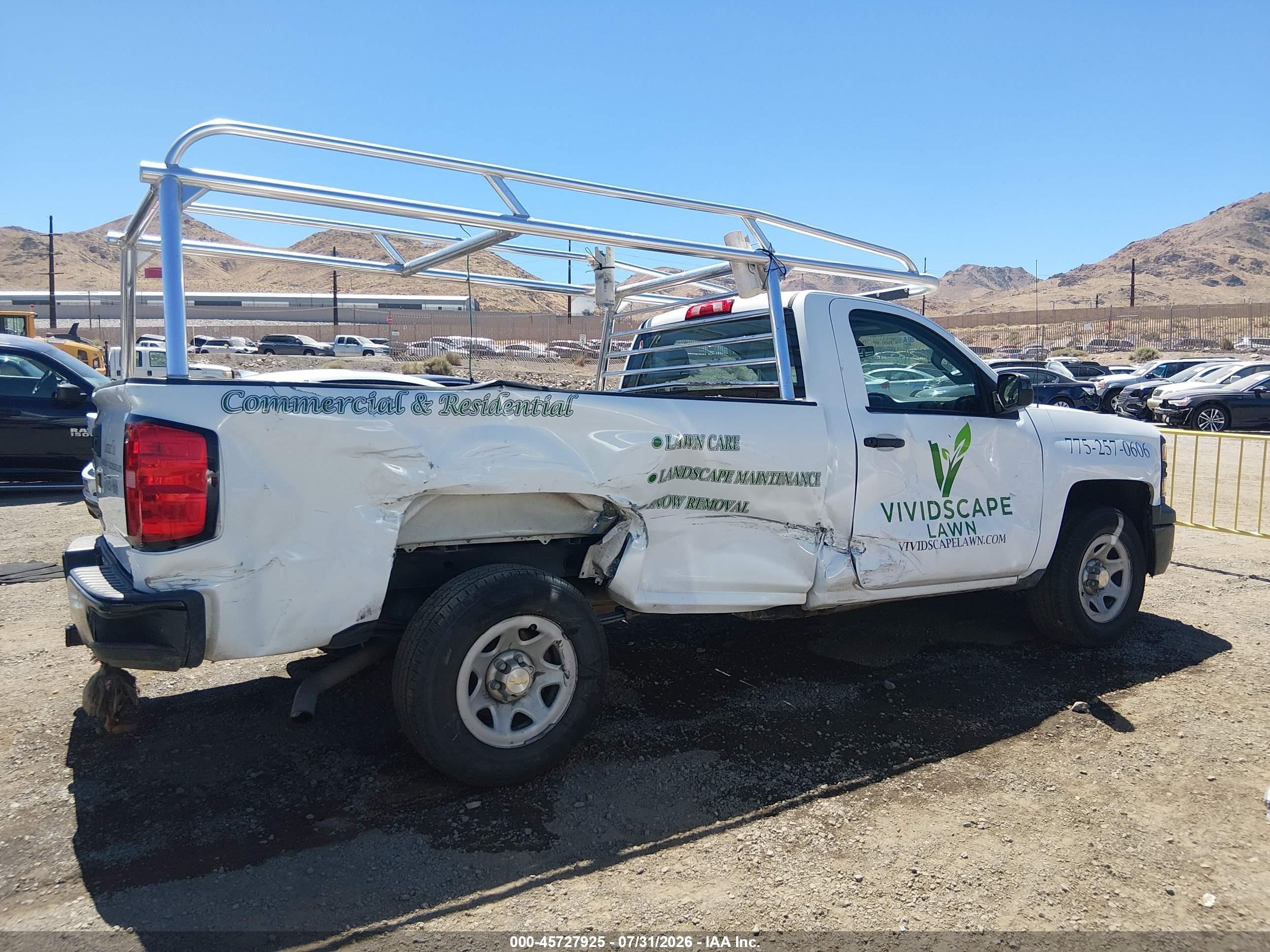 2015 Chevrolet Silverado 1500 Work Truck White vin: 1GCNCPEH2FZ302270