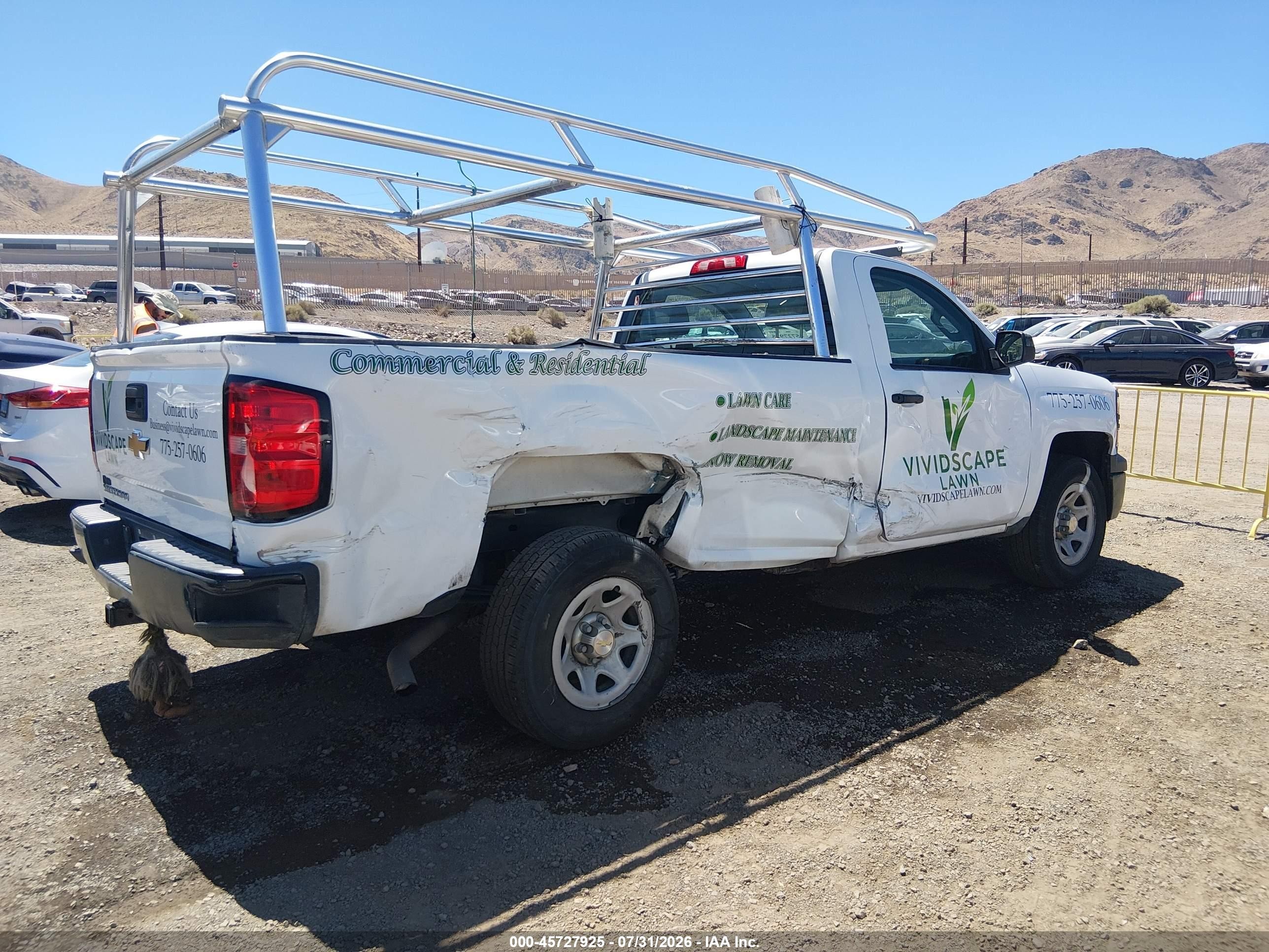 2015 Chevrolet Silverado 1500 Work Truck White vin: 1GCNCPEH2FZ302270
