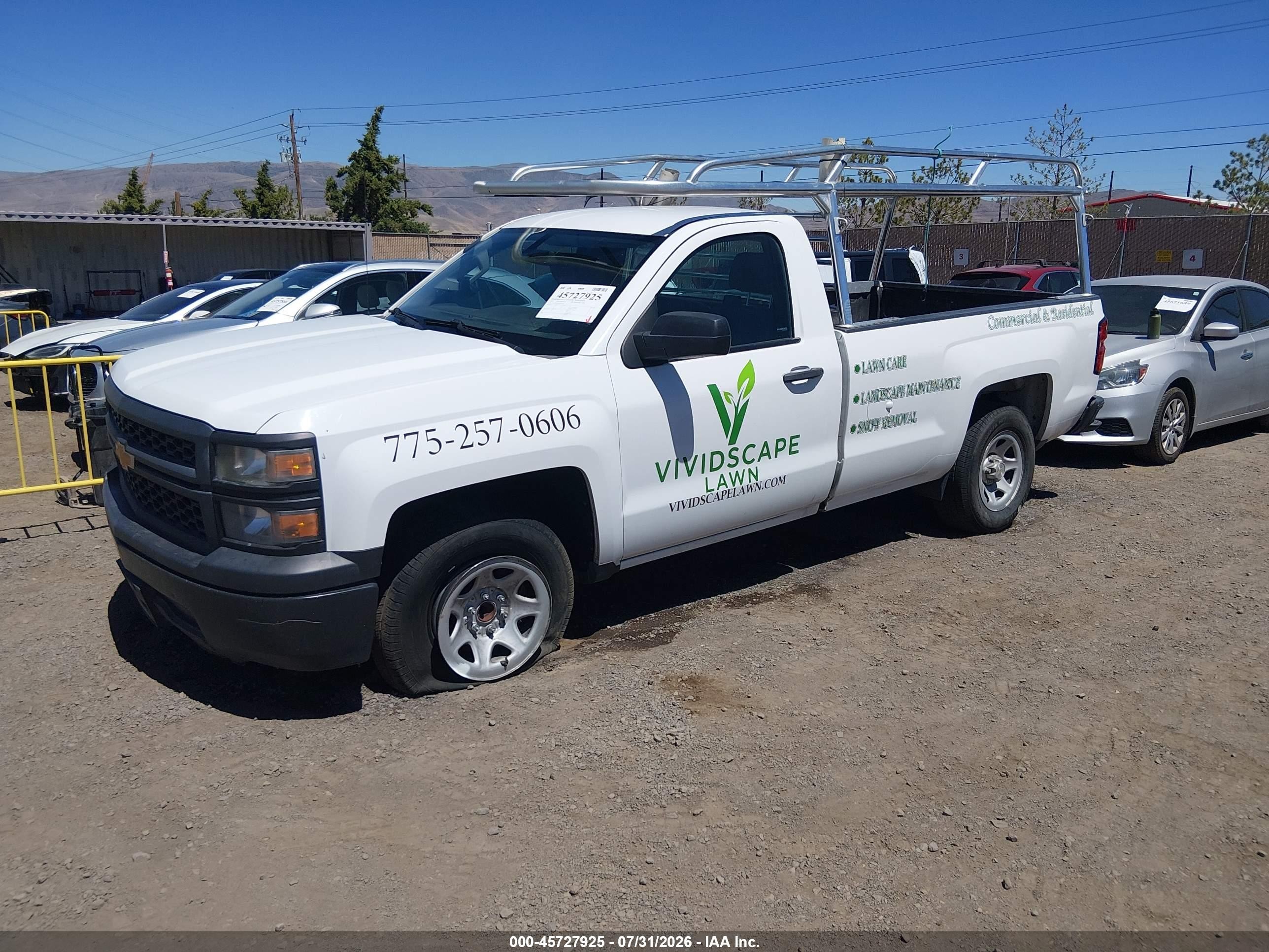 2015 Chevrolet Silverado 1500 Work Truck White vin: 1GCNCPEH2FZ302270