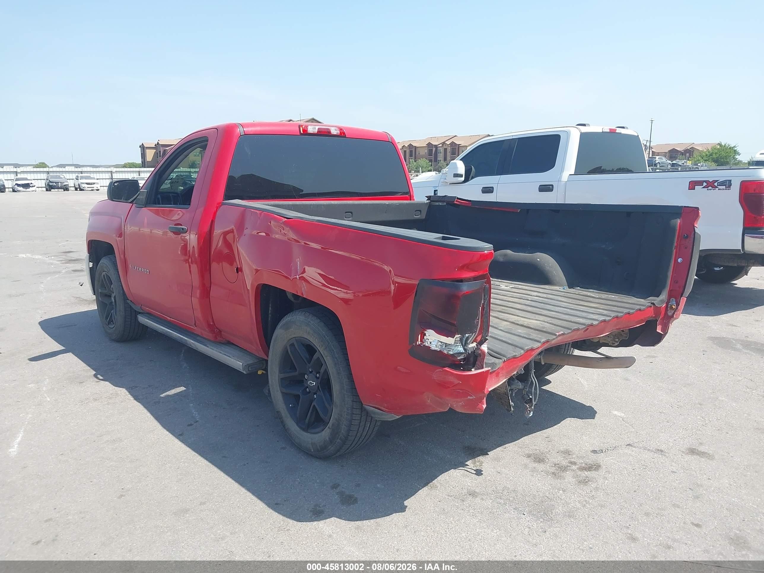 2014 Chevrolet Silverado 1500 Work Truck Red vin: 1GCNCPEH3EZ134475