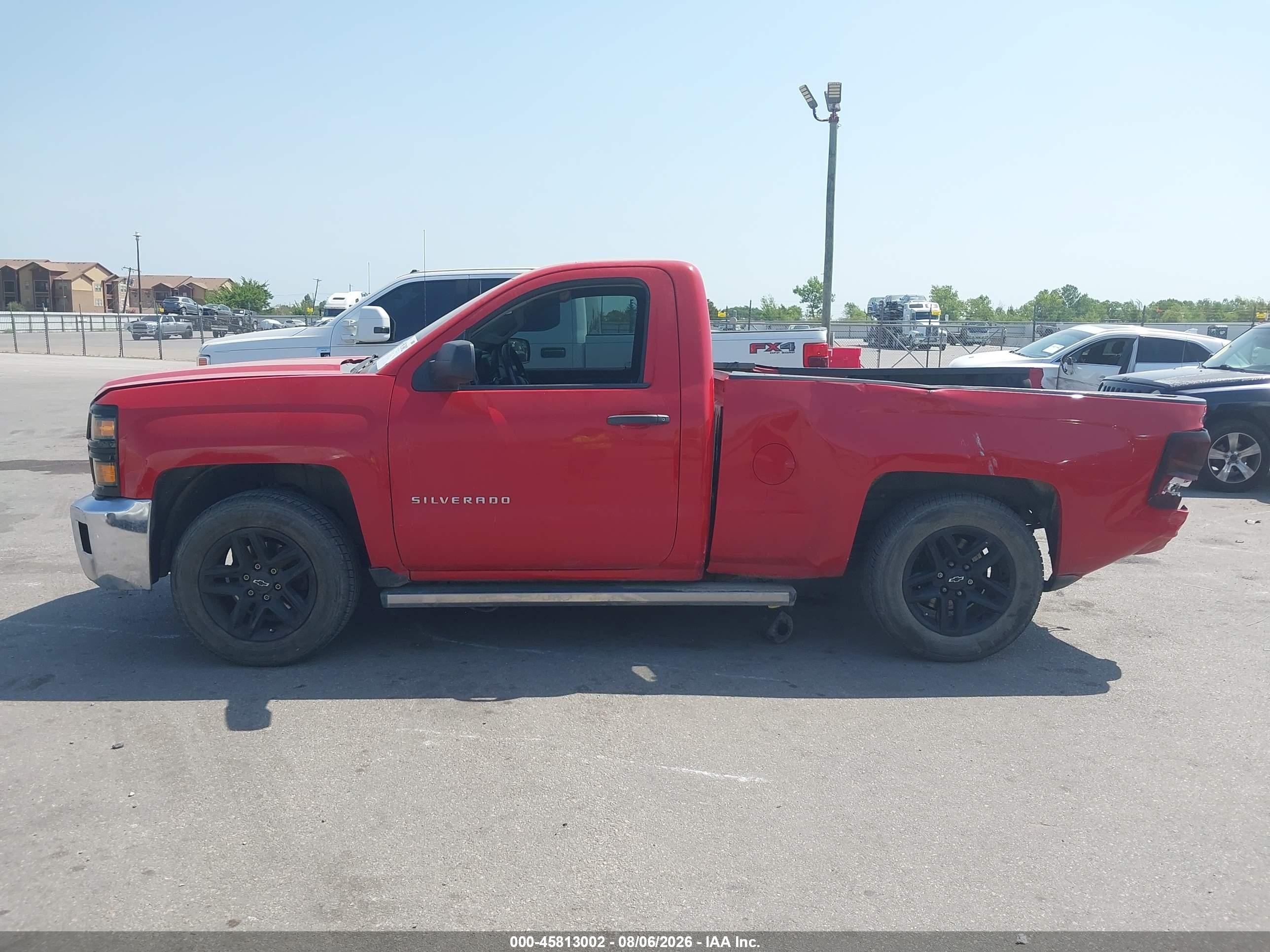 2014 Chevrolet Silverado 1500 Work Truck Red vin: 1GCNCPEH3EZ134475