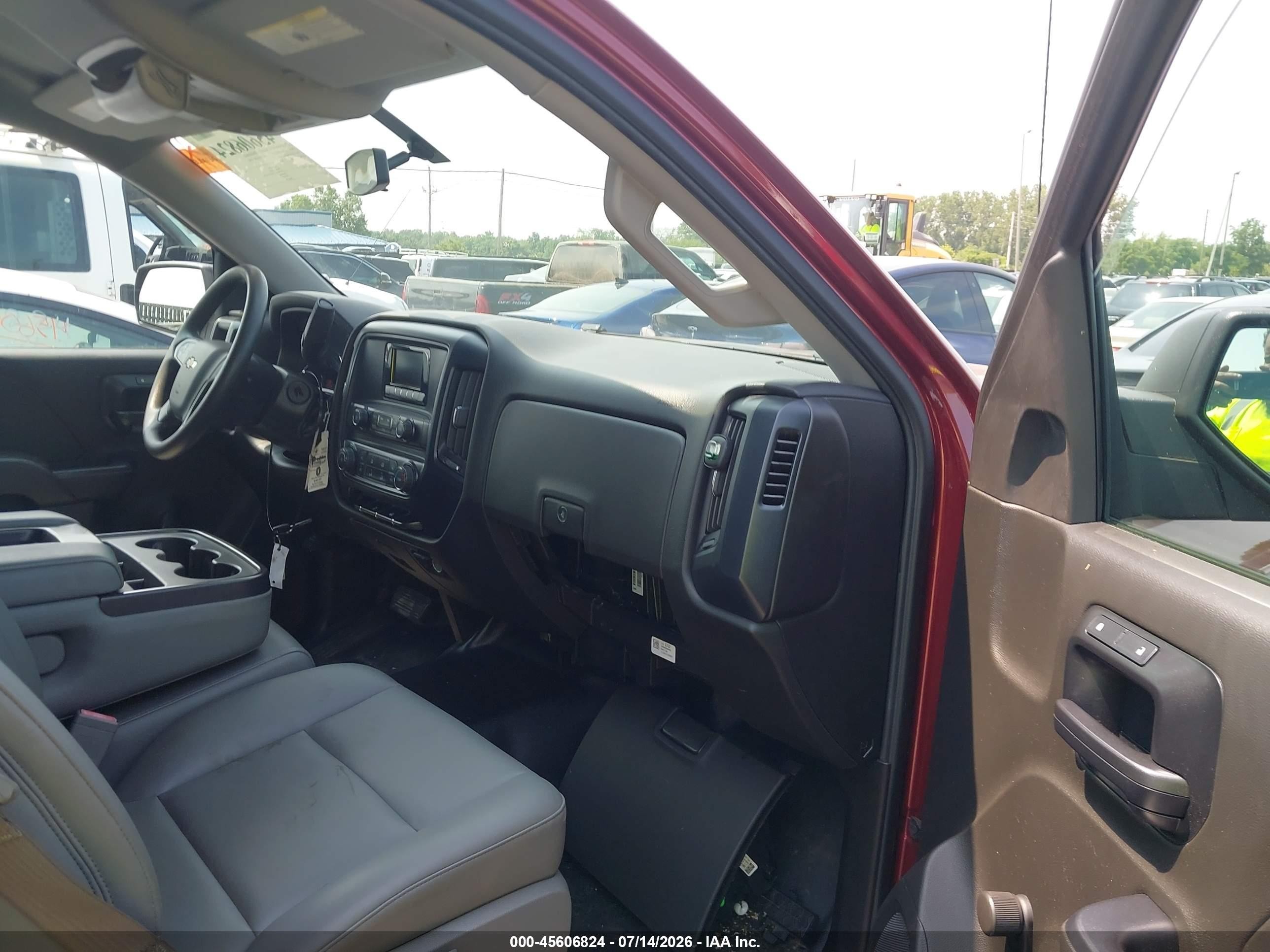 2014 Chevrolet Silverado 1500 Work Truck Темно-бордовый vin: 1GCNCPEH3EZ154838