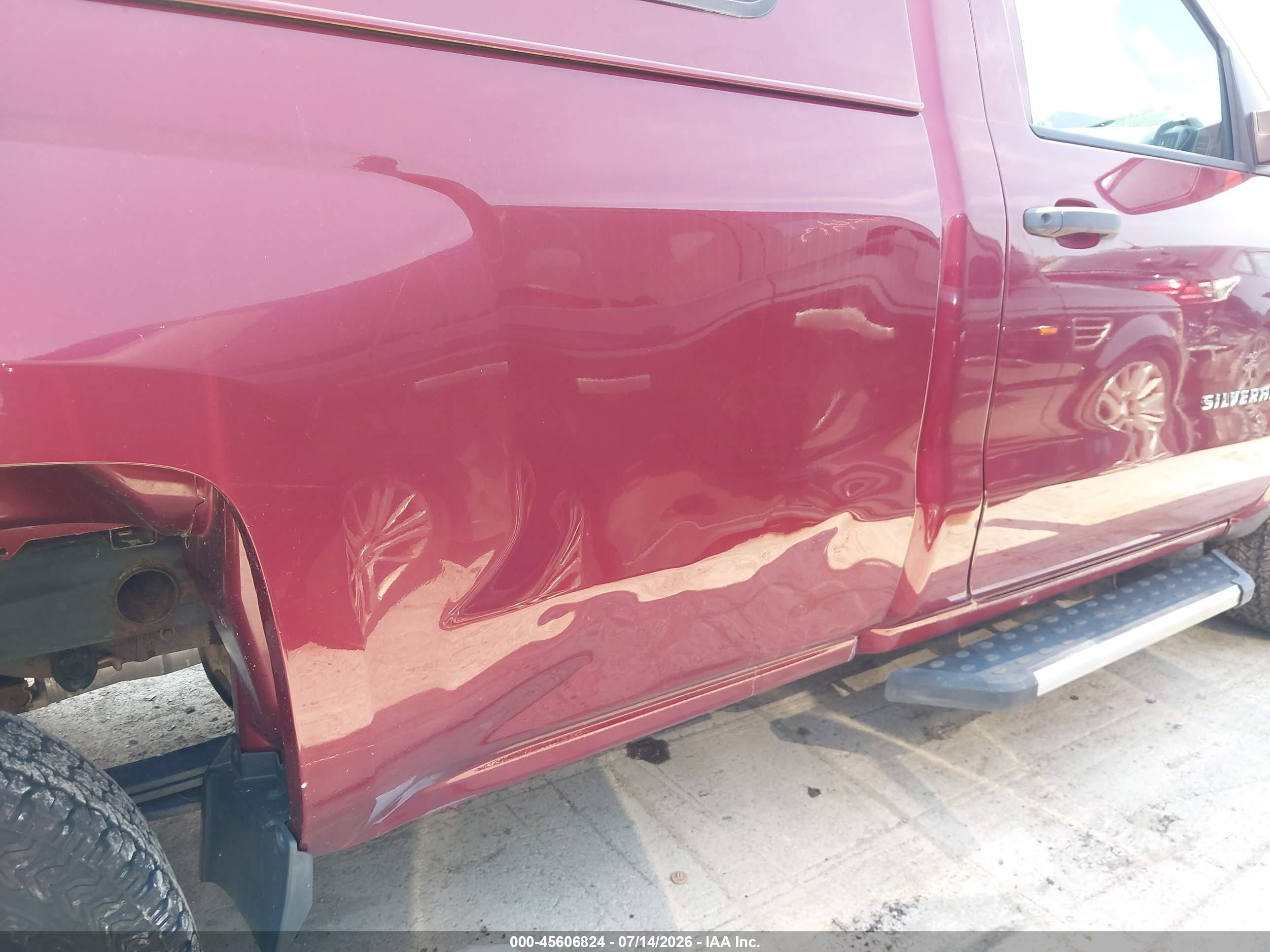 2014 Chevrolet Silverado 1500 Work Truck Темно-бордовый vin: 1GCNCPEH3EZ154838