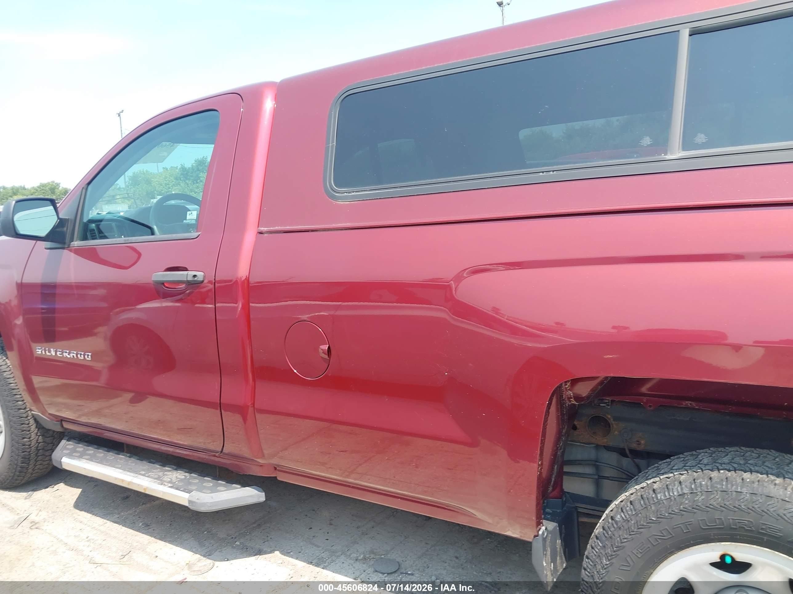 2014 Chevrolet Silverado 1500 Work Truck Темно-бордовый vin: 1GCNCPEH3EZ154838