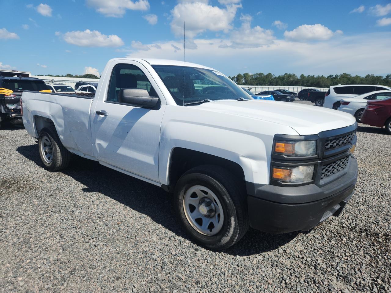 2014 Chevrolet Silverado C1500 White vin: 1GCNCPEH3EZ205447
