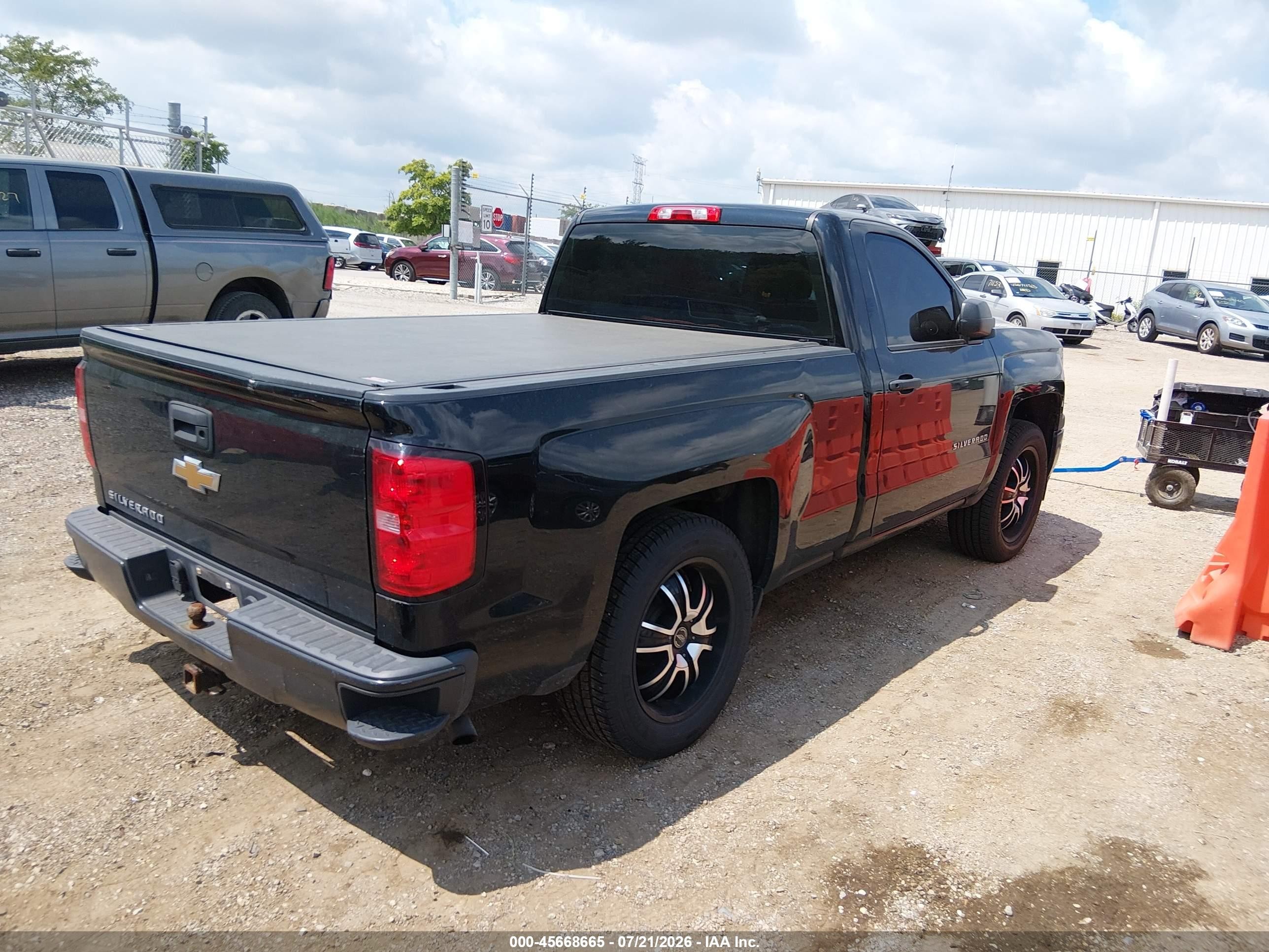 2014 Chevrolet Silverado 1500 Work Truck 1wt Black vin: 1GCNCPEH3EZ276874