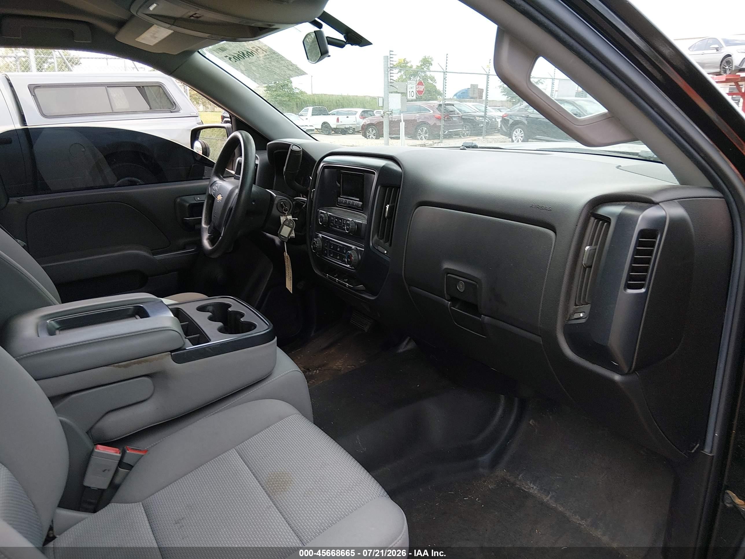 2014 Chevrolet Silverado 1500 Work Truck 1wt Black vin: 1GCNCPEH3EZ276874