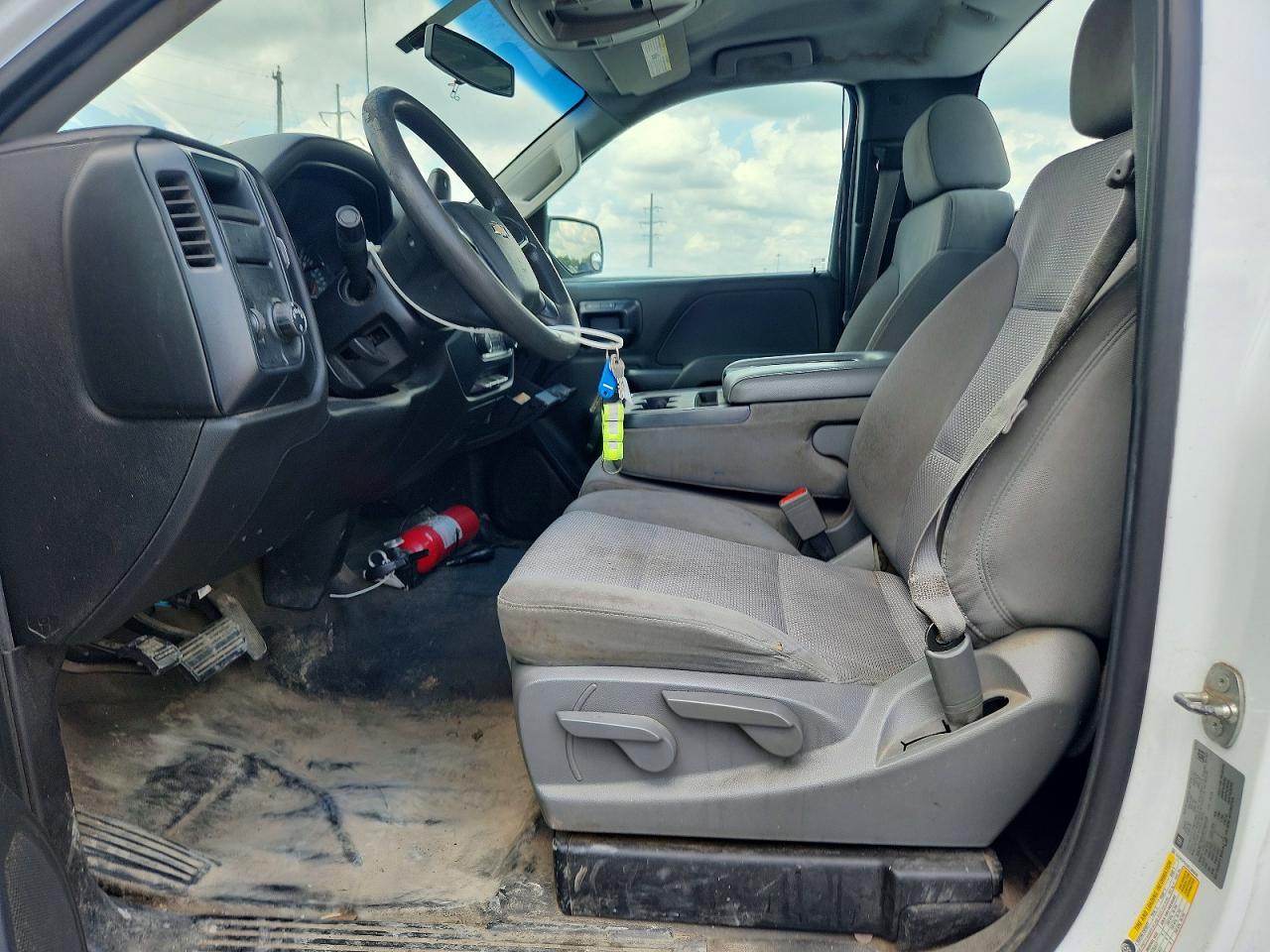 2014 Chevrolet Silverado C1500 White vin: 1GCNCPEH3EZ385836