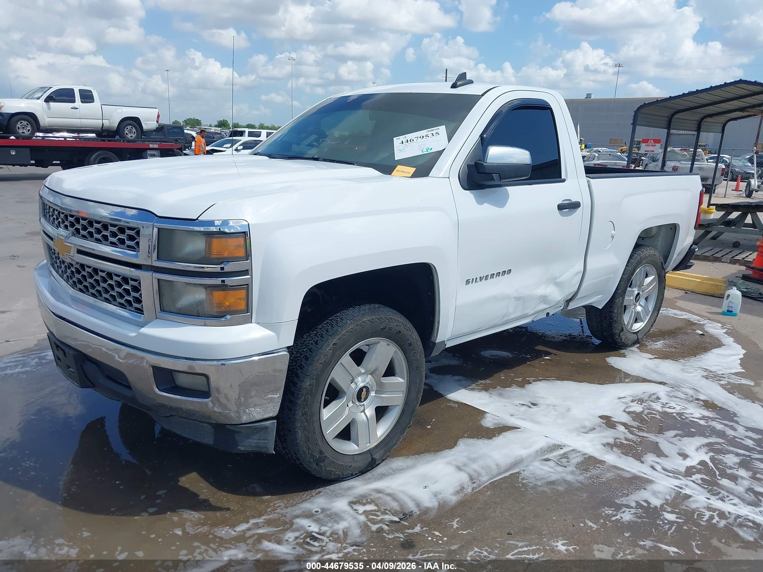 2015 Chevrolet Silverado 1500 Wt White vin: 1GCNCPEH3FZ301161