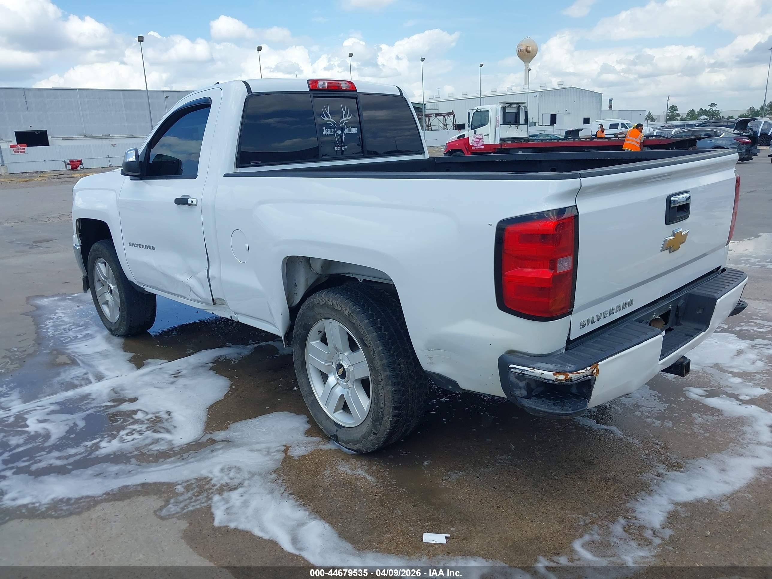 2015 Chevrolet Silverado 1500 Wt White vin: 1GCNCPEH3FZ301161