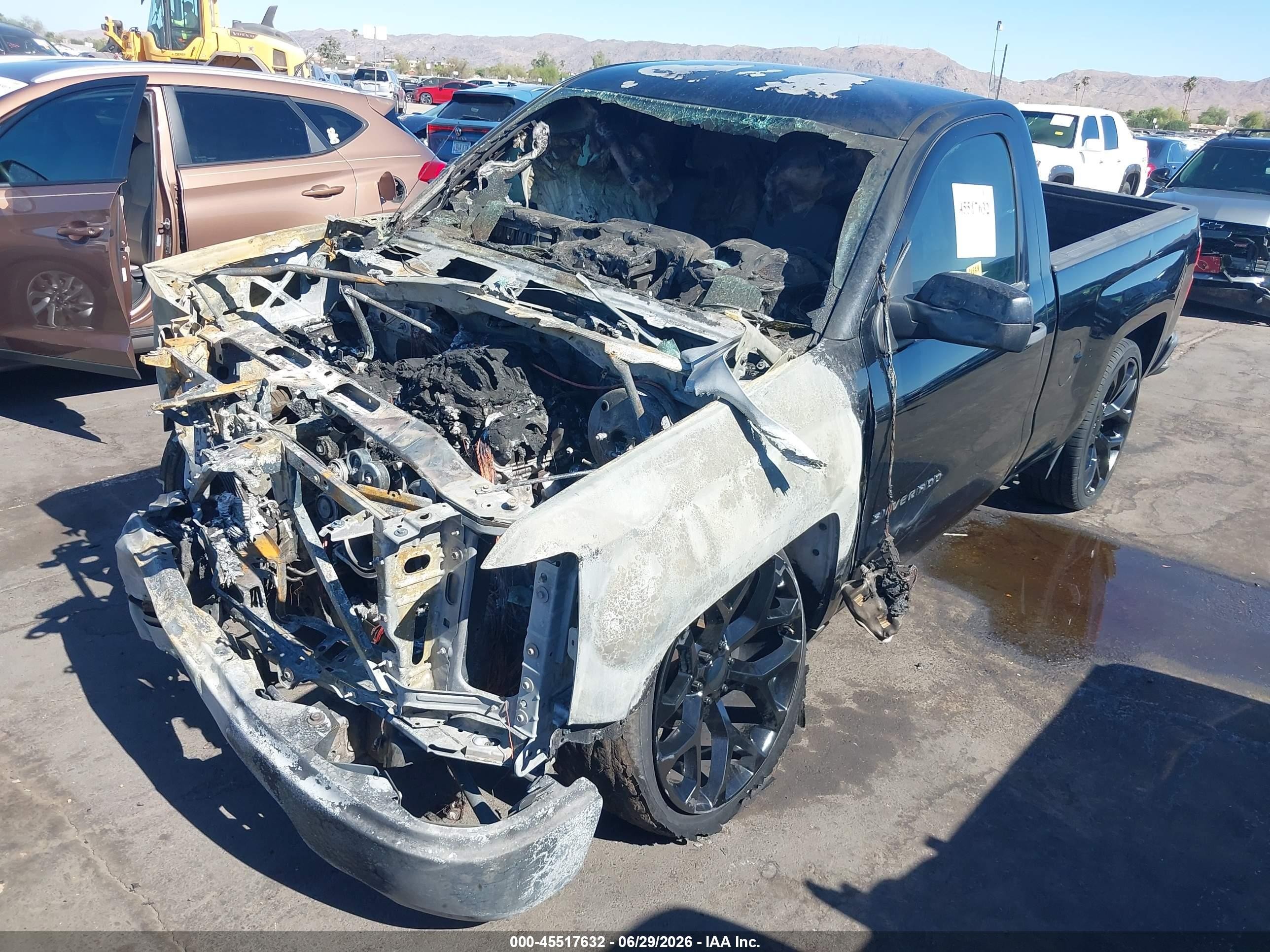 2015 Chevrolet Silverado 1500 Work Truck Black vin: 1GCNCPEH3FZ445387