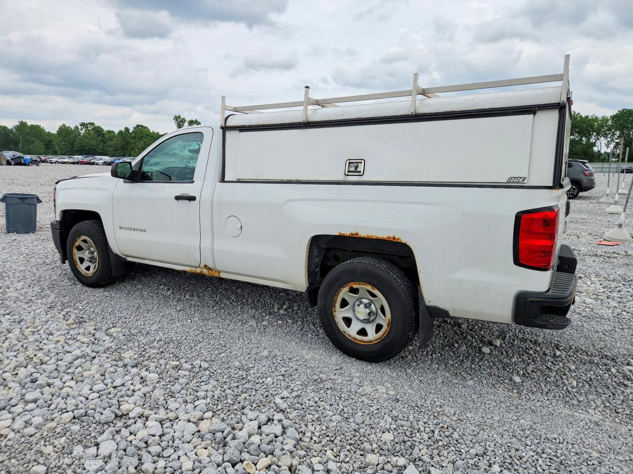 2014 Chevrolet Silverado C1500 White vin: 1GCNCPEH4EZ152919