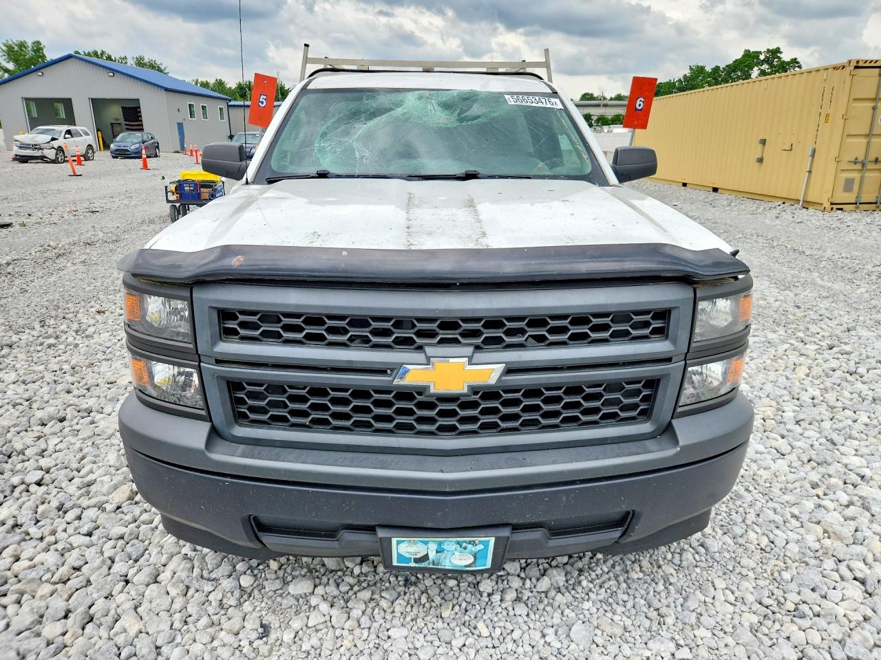 2014 Chevrolet Silverado C1500 White vin: 1GCNCPEH4EZ152919