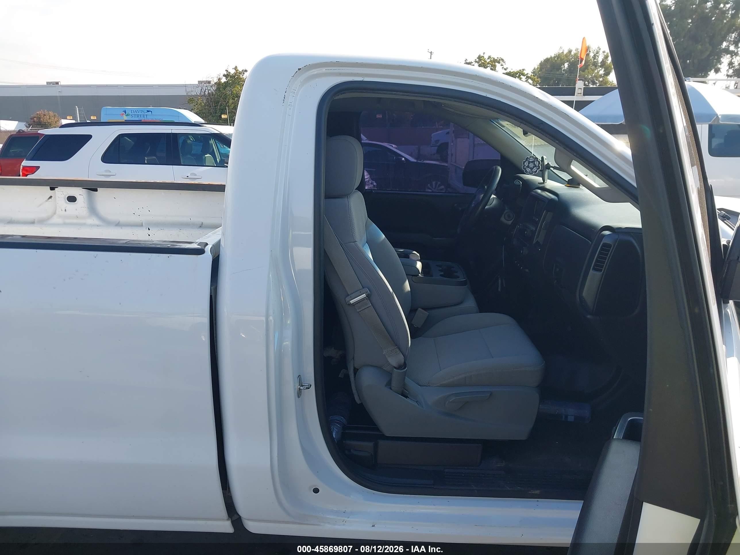 2014 Chevrolet Silverado 1500 Work Truck White vin: 1GCNCPEH4EZ276754