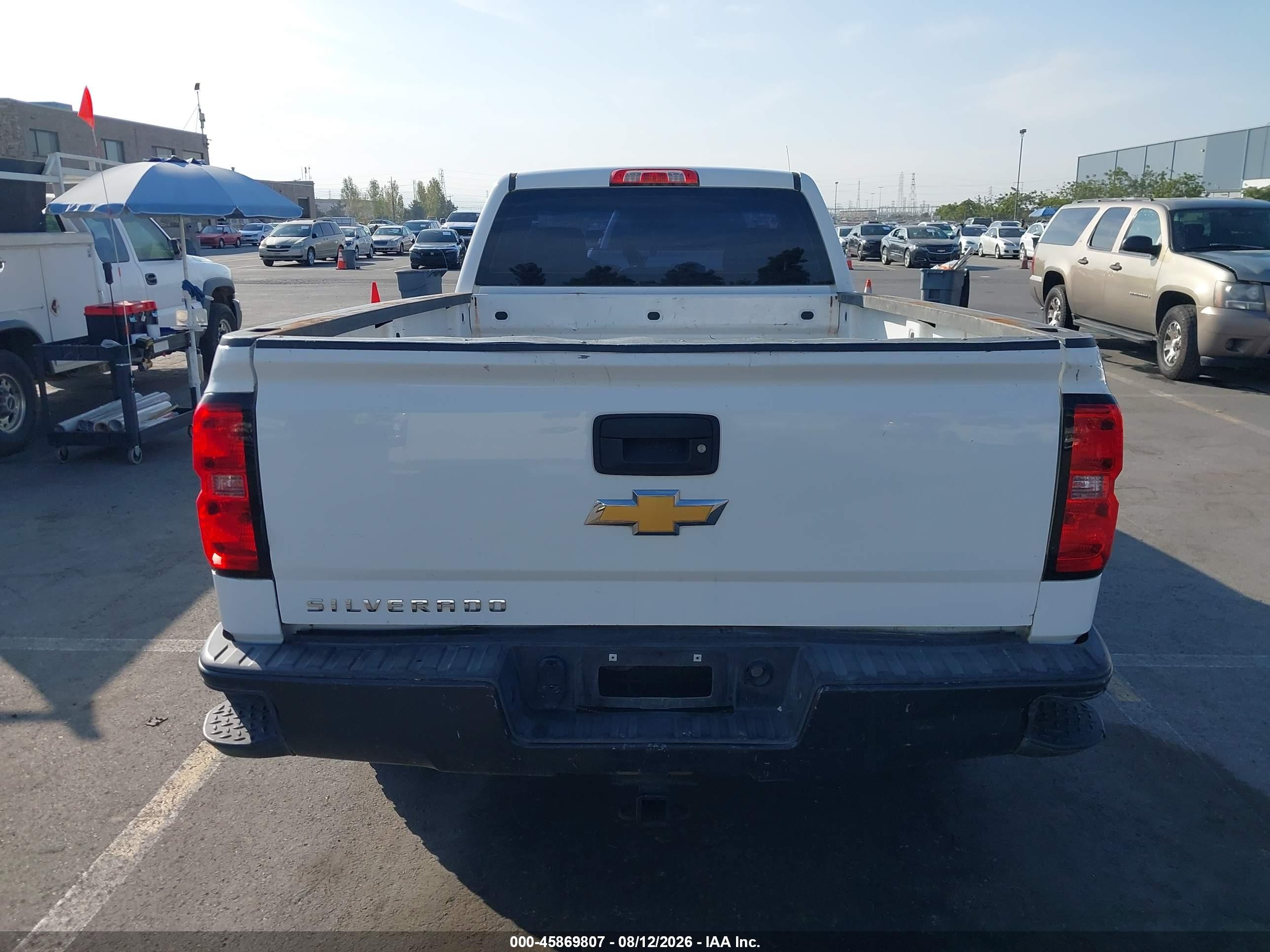 2014 Chevrolet Silverado 1500 Work Truck White vin: 1GCNCPEH4EZ276754